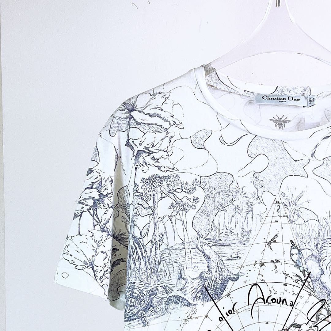 Dior Christian Dior Around The World Print T-Shirt Size M Size M / US 6-8 / IT 42-44 - 5 Thumbnail