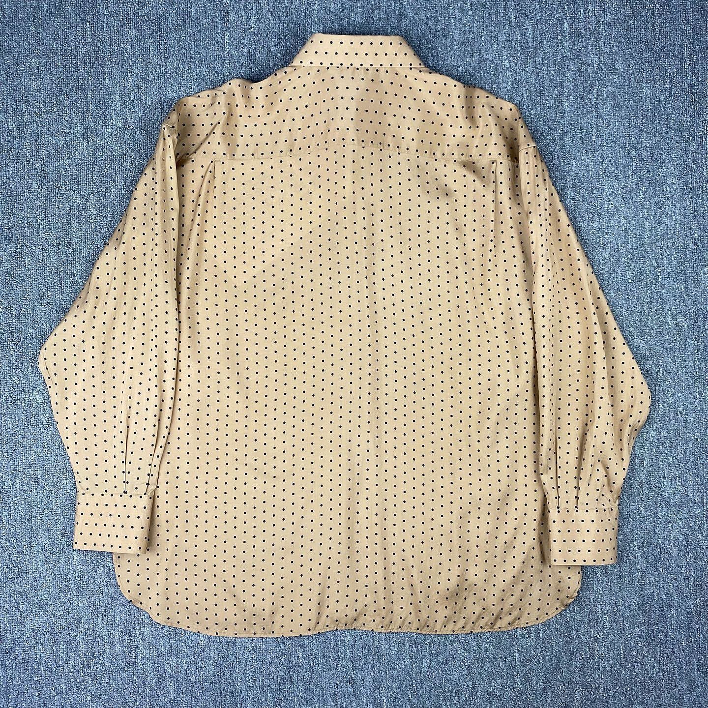 Dior Christian Dior Polka Dot Bee Silk Shirt Size 34 Size XS / US 0-2 / IT 36-38 - 2 Thumbnail