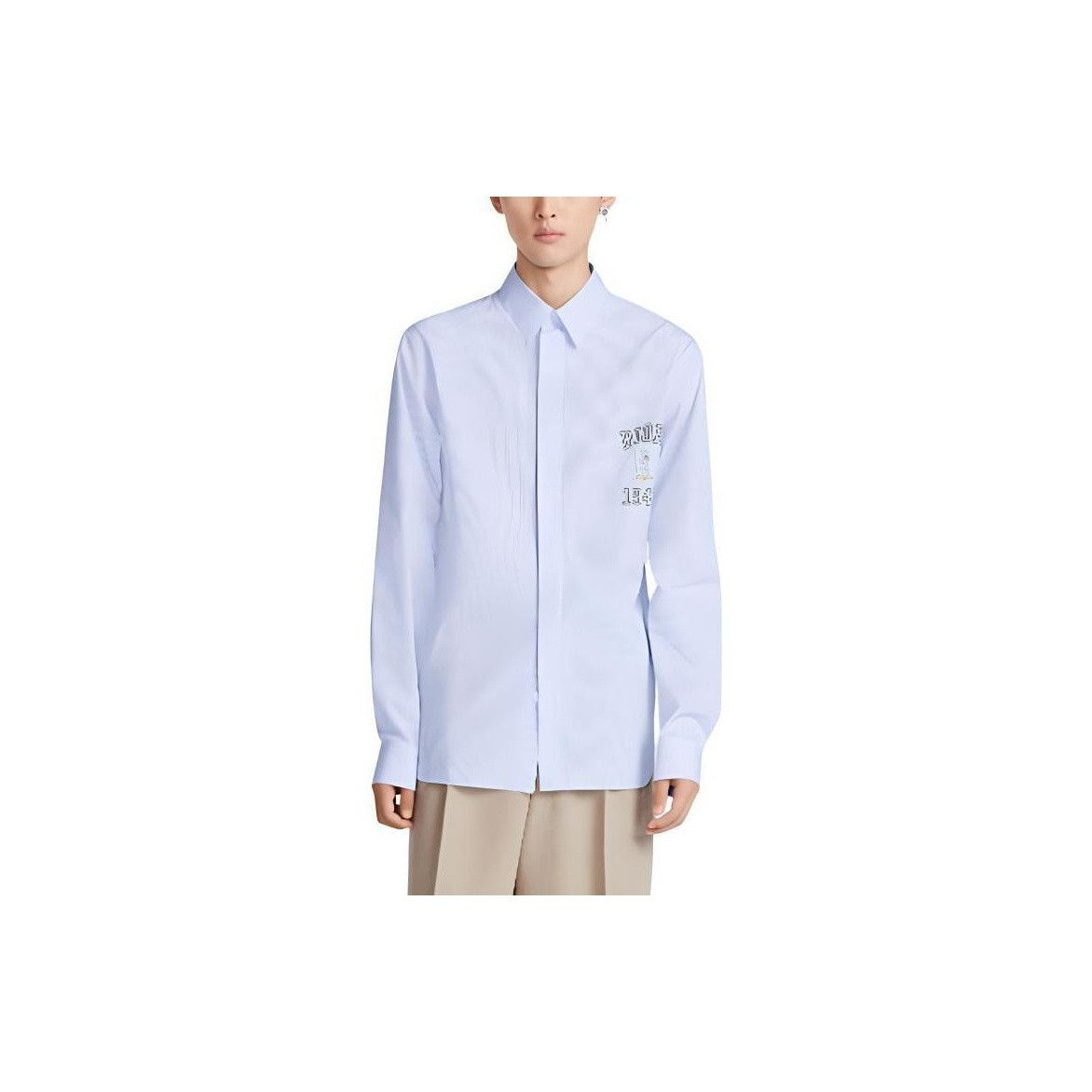 Dior Dior 1947 Patch Striped Shirt Size S Size US S / EU 44-46 / 1 - 5 Thumbnail