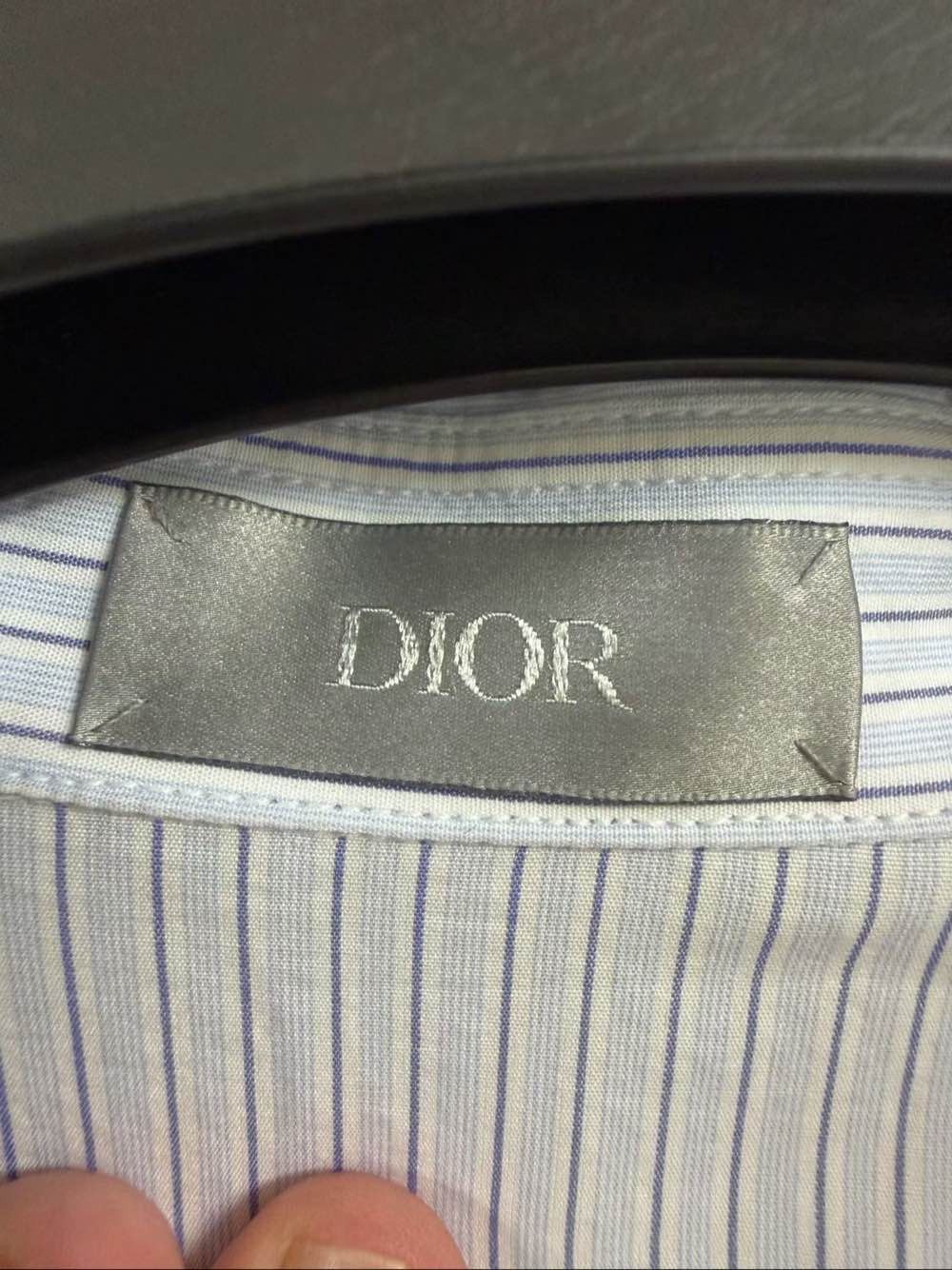 Dior Dior 1947 Patch Striped Shirt Size S Size US S / EU 44-46 / 1 - 3 Thumbnail