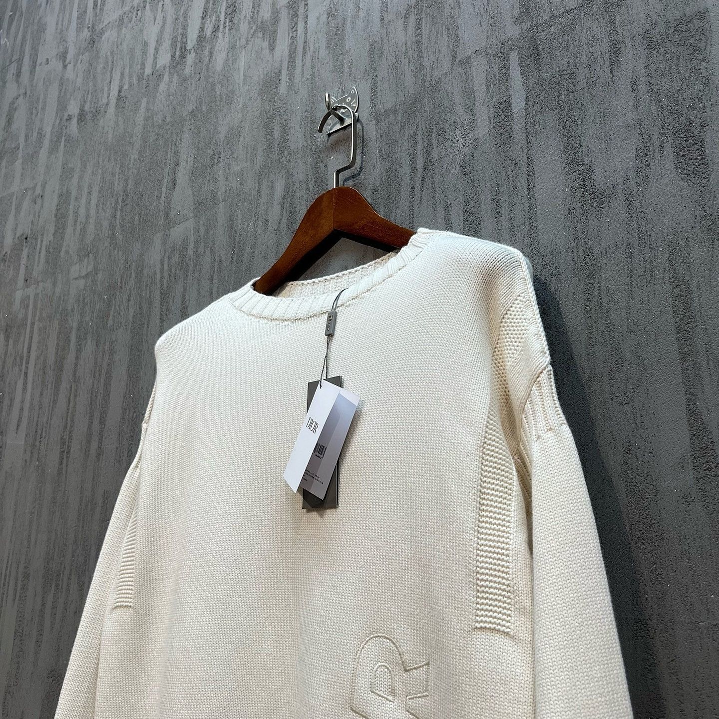 Dior Dior Logo Embroidered Sweater Size M Size US M / EU 48-50 / 2 - 5 Thumbnail