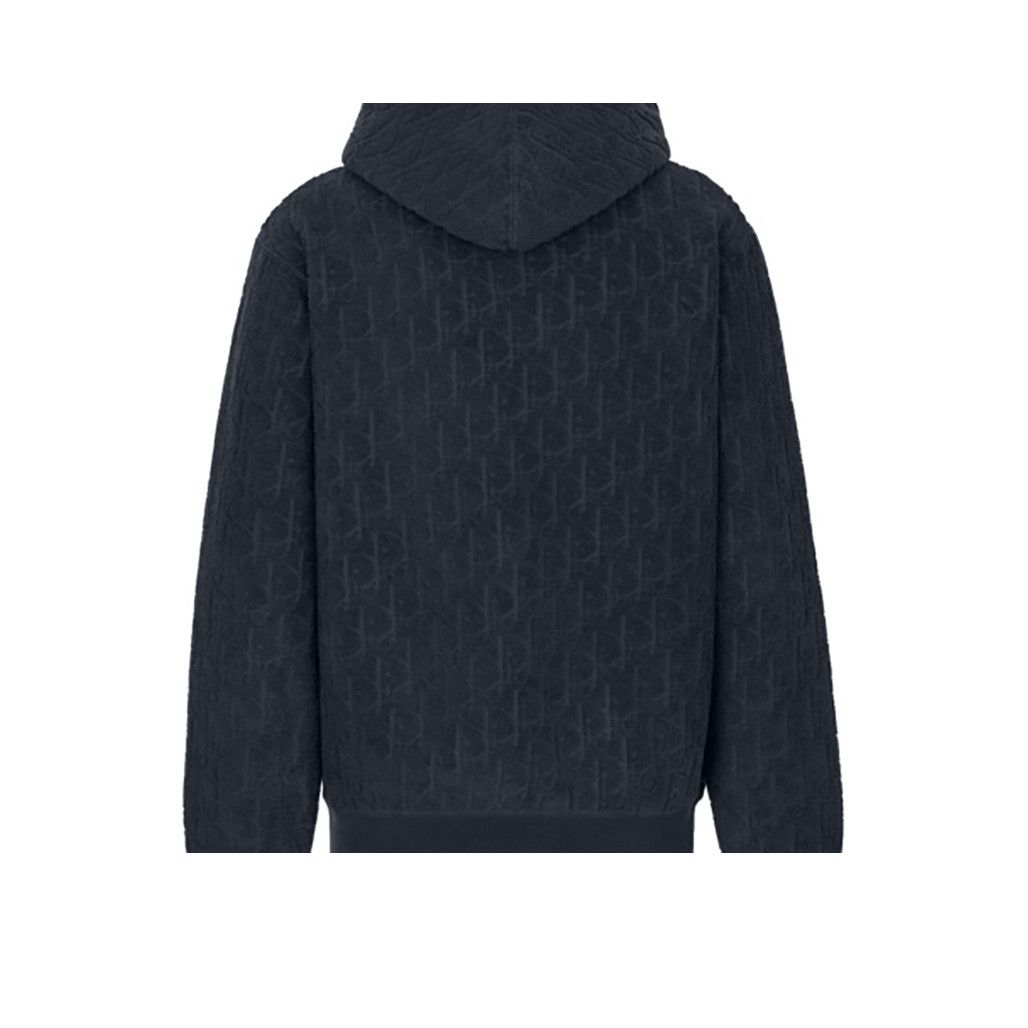 Dior Dior Monogram Terry Cloth Hoodie Size M Size US M / EU 48-50 / 2 - 7 Thumbnail