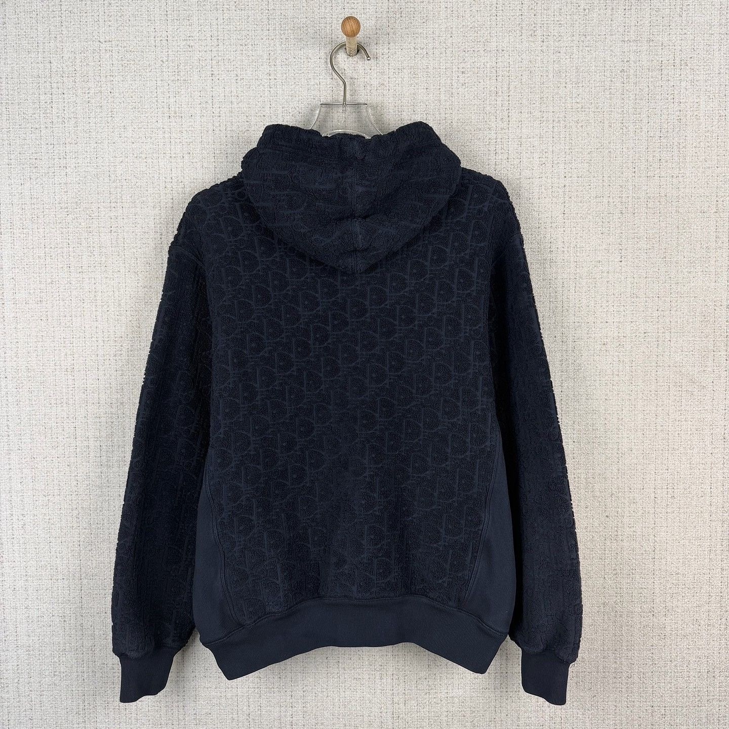 Dior Dior Monogram Terry Cloth Hoodie Size M Size US M / EU 48-50 / 2 - 2 Thumbnail