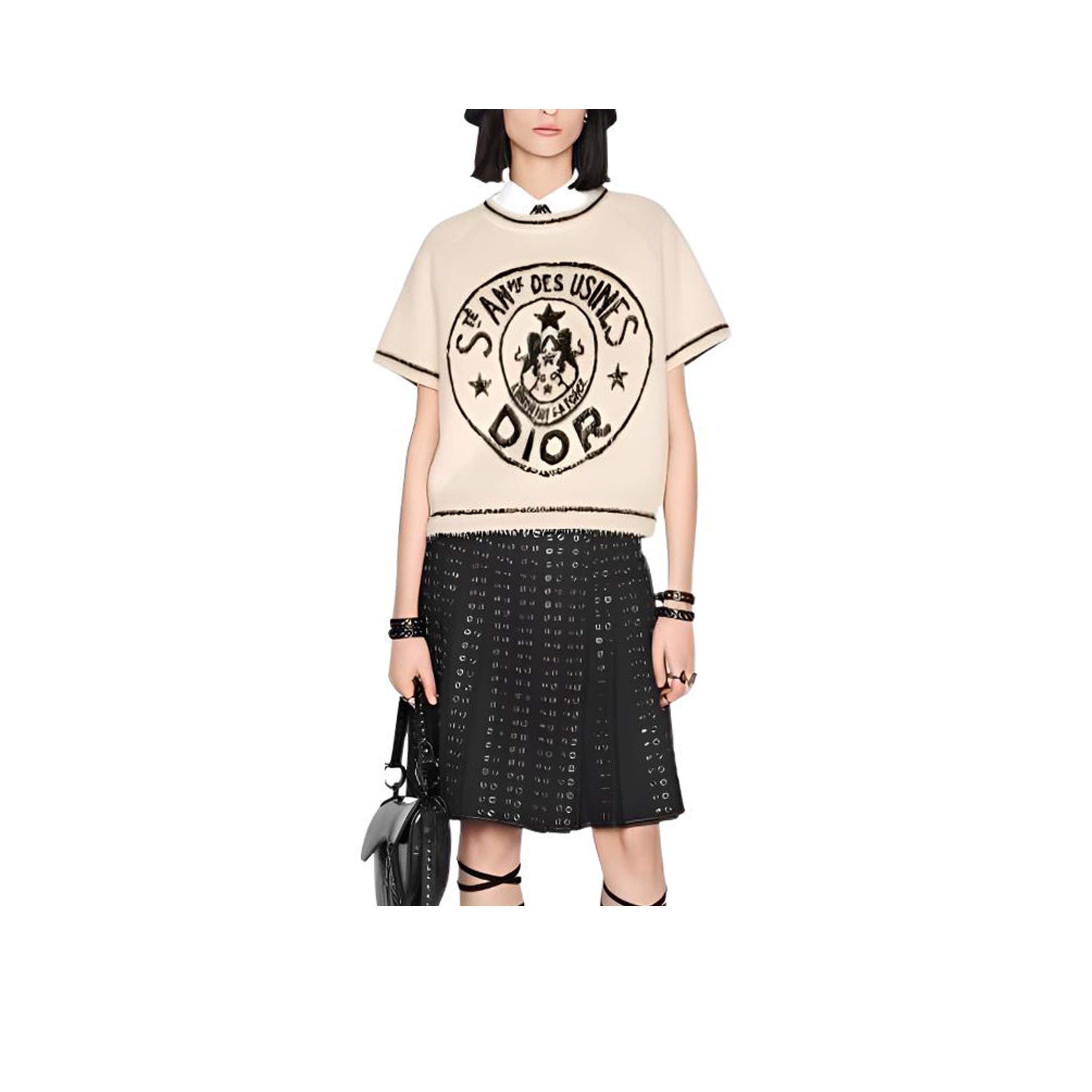 Dior Dior St. Anne Logo Mohair Sweater Size M Size S / US 4 / IT 40 - 5 Thumbnail