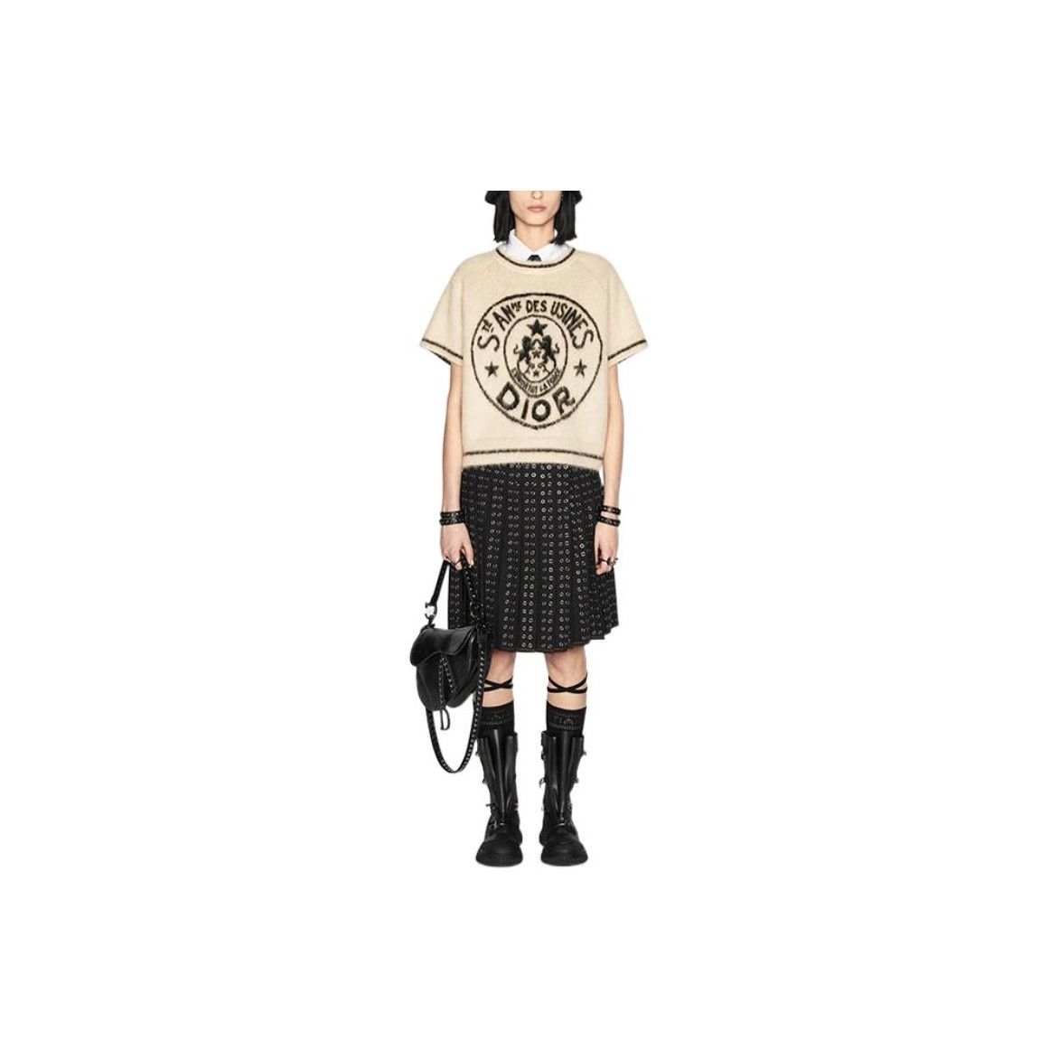 Dior Dior St. Anne Logo Mohair Sweater Size M Size S / US 4 / IT 40 - 6 Thumbnail