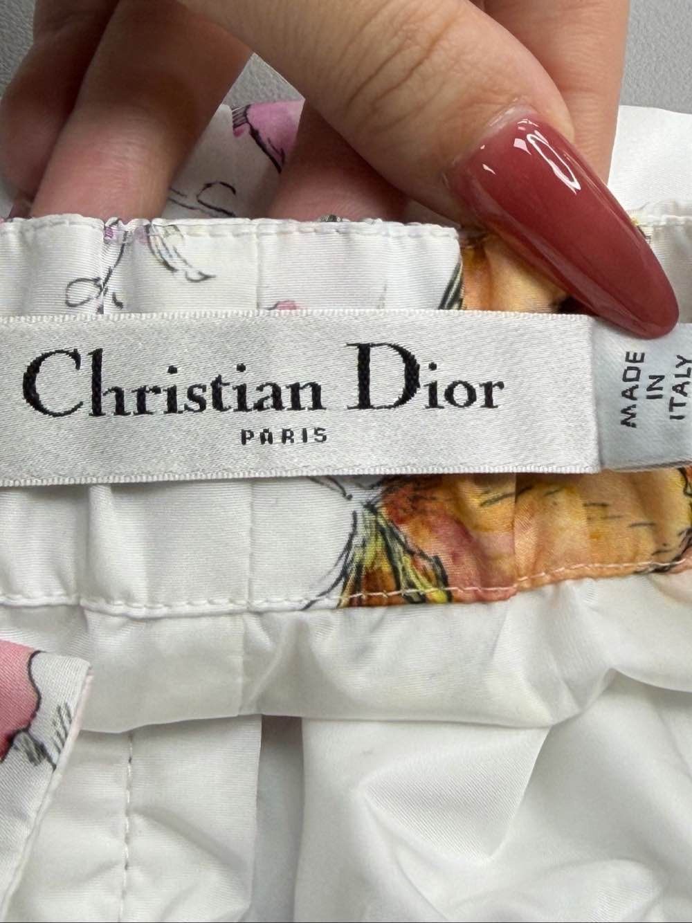 Dior Dior Floral Mini Skirt Size 36 Size 26" / US 2 / IT 38 - 3 Thumbnail