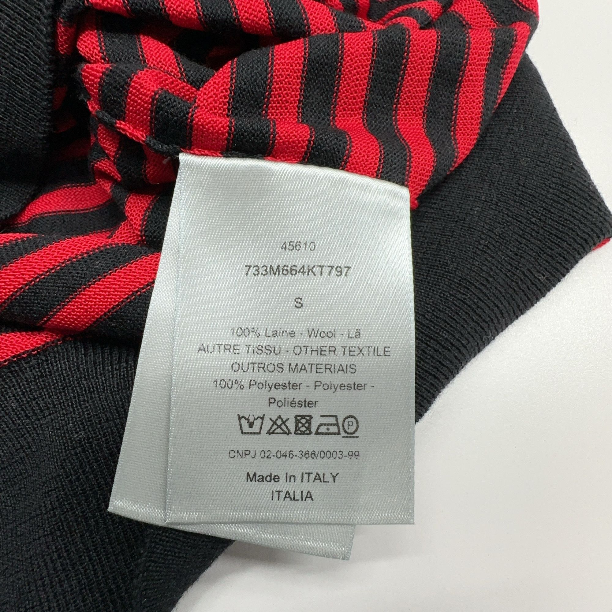 Dior Dior Striped Crewneck Sweater Size S Size US S / EU 44-46 / 1 - 3 Thumbnail