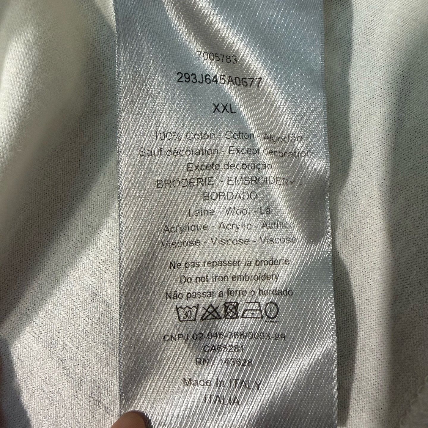 Dior Dior Atelier Logo Pocket T-Shirt Size XXL Size US XXL / EU 58 / 5 - 4 Thumbnail