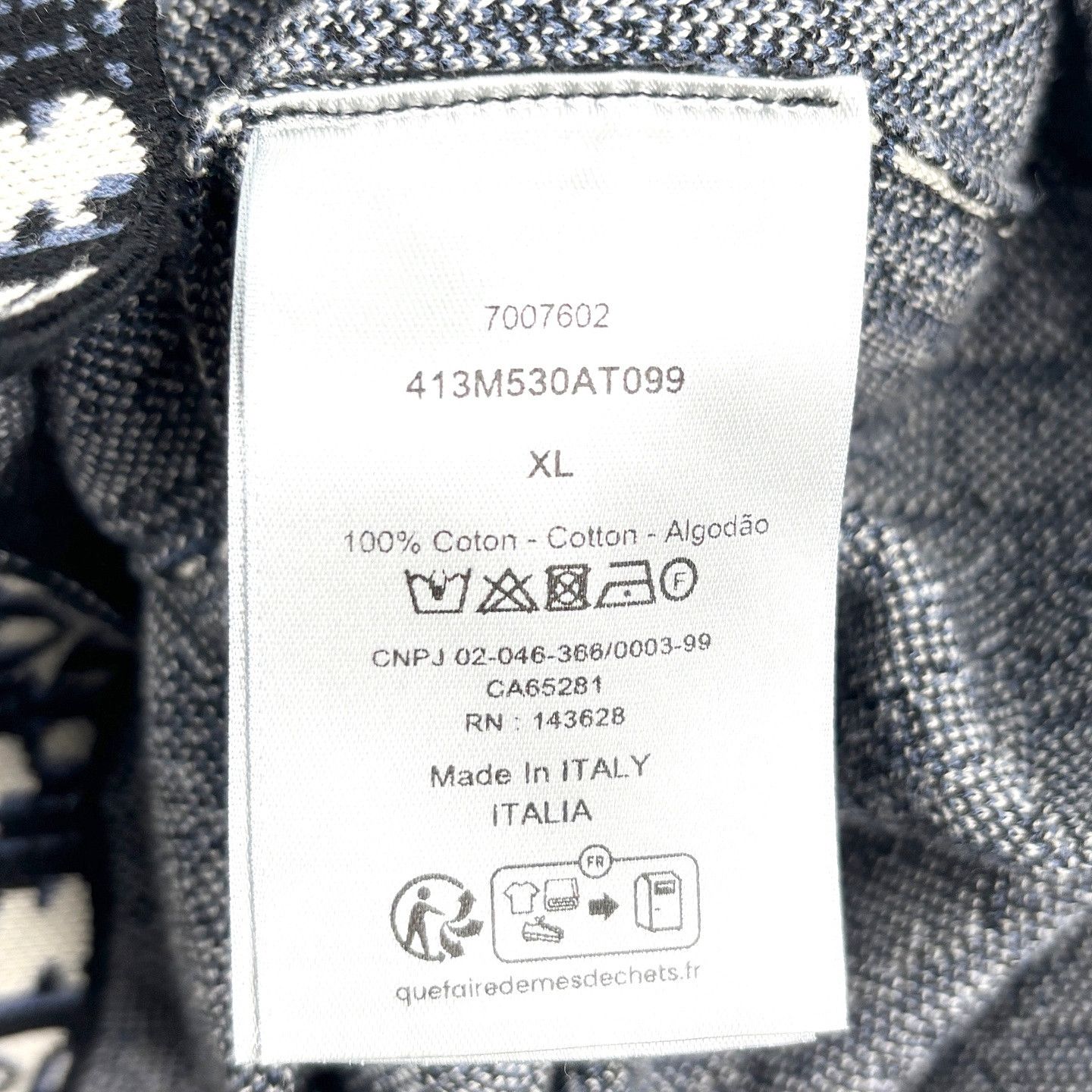 Dior Dior Oblique Monogram Long Sleeve Shirt Size XL Size US XL / EU 56 / 4 - 4 Thumbnail