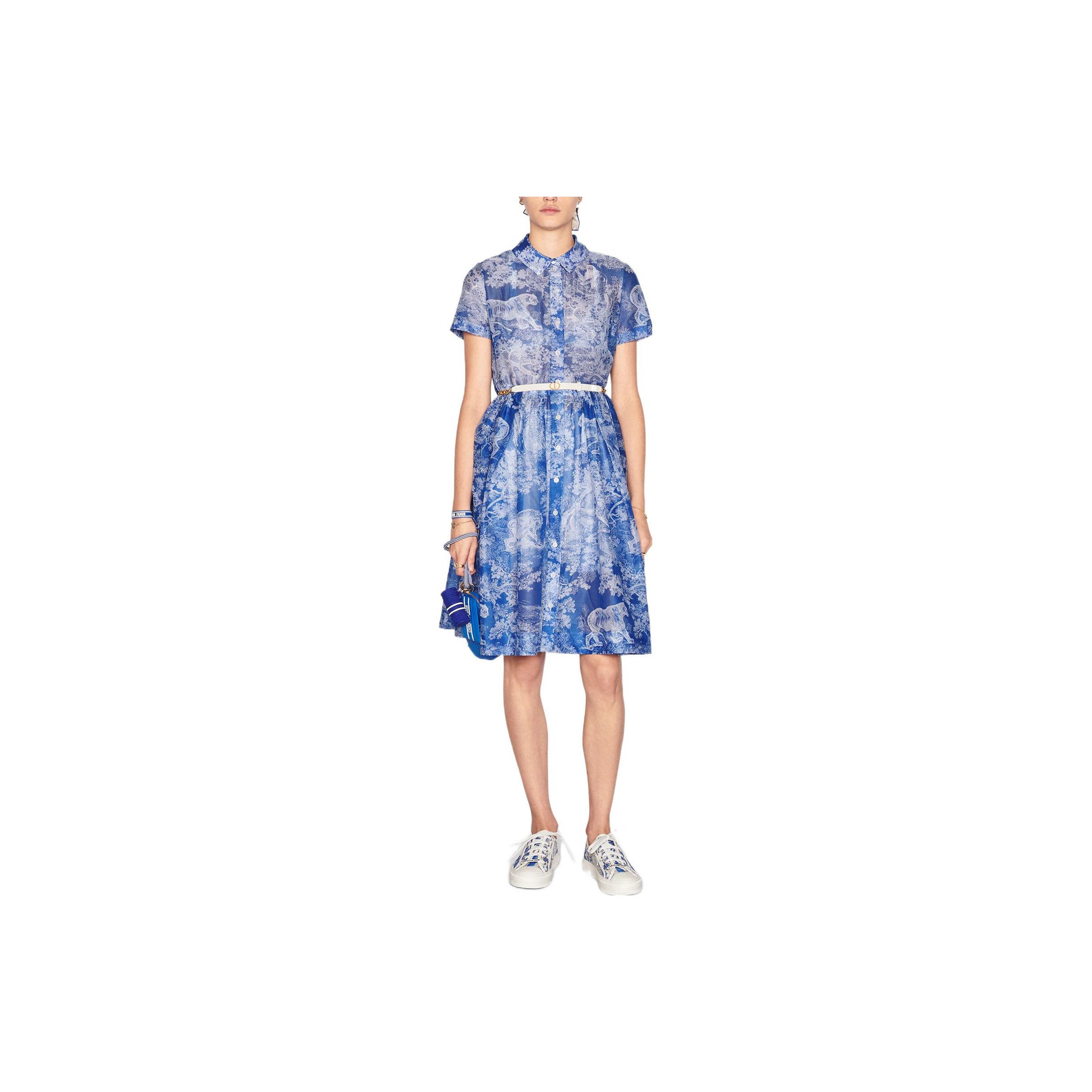 Dior Dior Toile de Jouy Shirt Dress Size 36 Size XS / US 0-2 / IT 36-38 - 10 Thumbnail