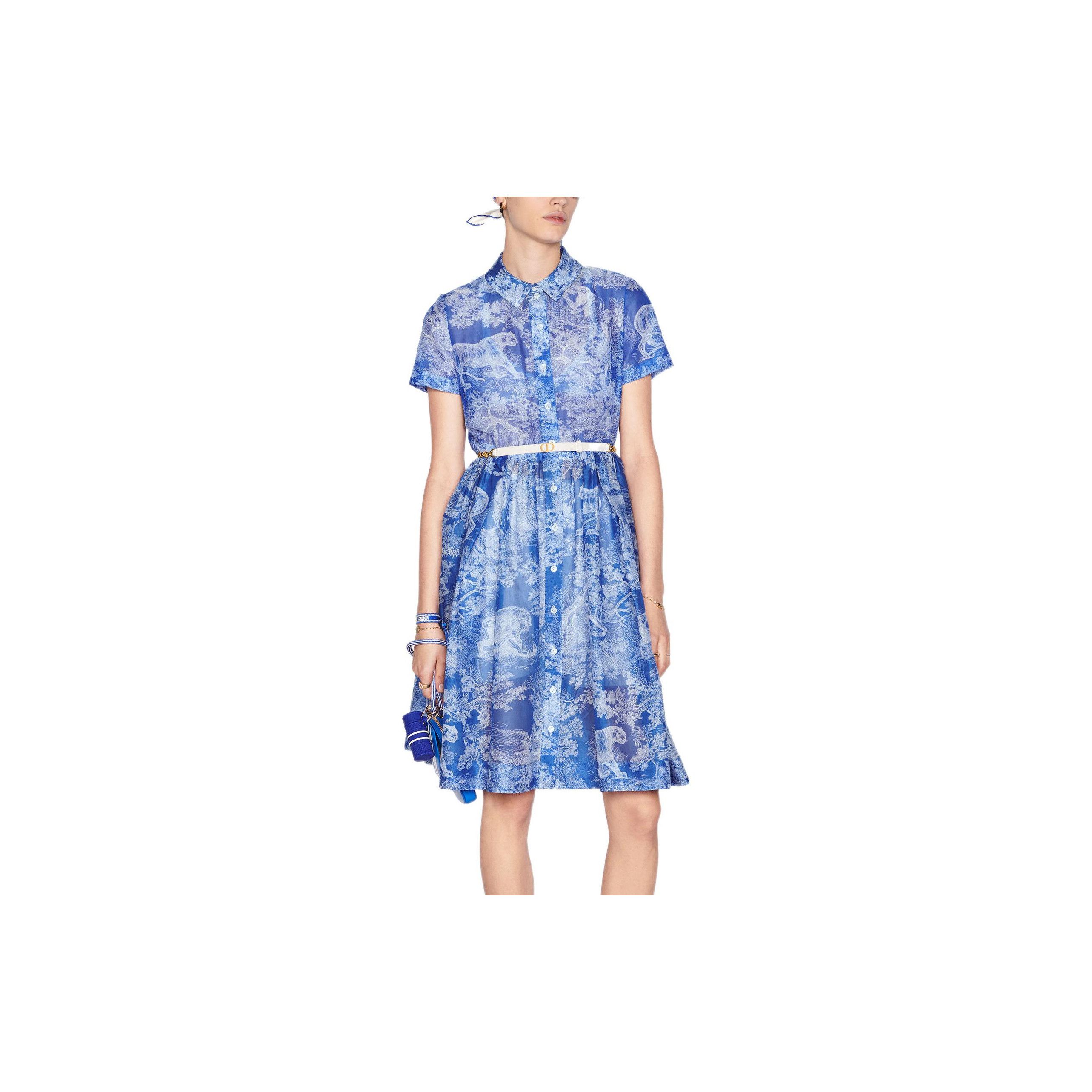 Dior Dior Toile de Jouy Shirt Dress Size 36 Size XS / US 0-2 / IT 36-38 - 13 Thumbnail