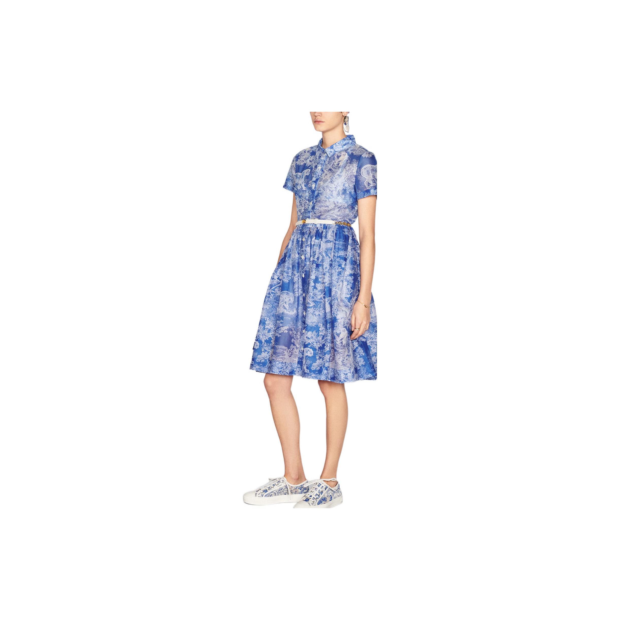 Dior Dior Toile de Jouy Shirt Dress Size 36 Size XS / US 0-2 / IT 36-38 - 12 Thumbnail