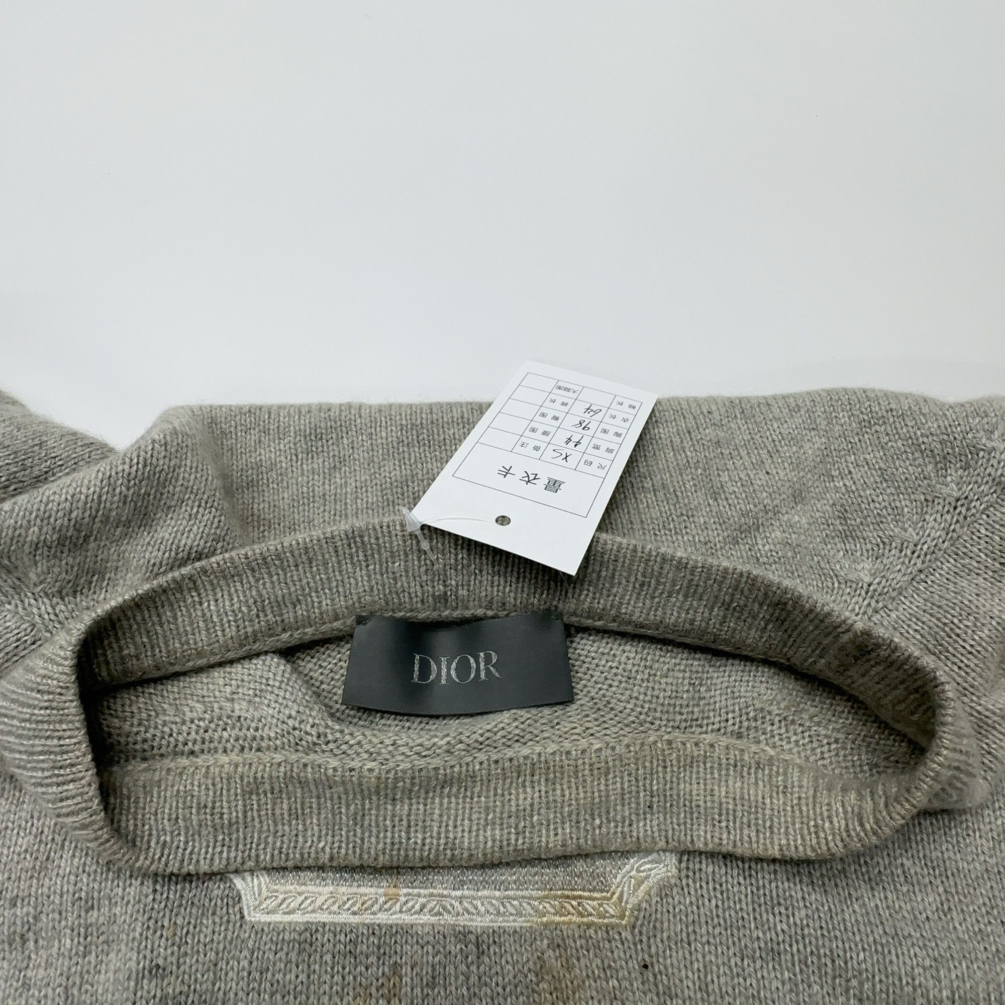 Dior Dior Couture Logo Embroidered Sweater Size XS Size US XS / EU 42 / 0 - 6 Thumbnail