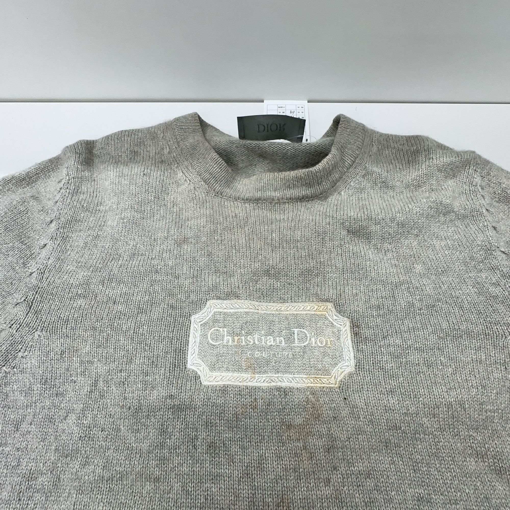 Dior Dior Couture Logo Embroidered Sweater Size XS Size US XS / EU 42 / 0 - 7 Thumbnail
