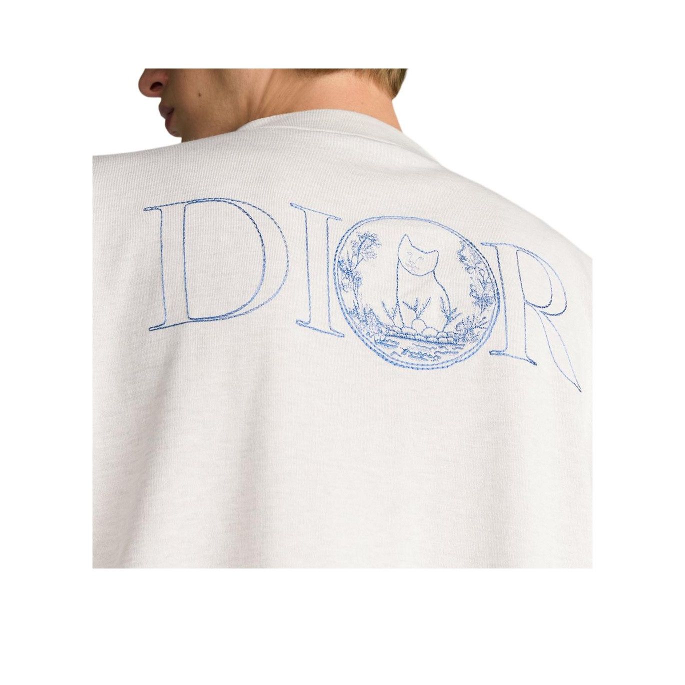 Dior Dior Hylton Nel Embroidery T-Shirt US XL Size US XL / EU 56 / 4 - 8 Thumbnail