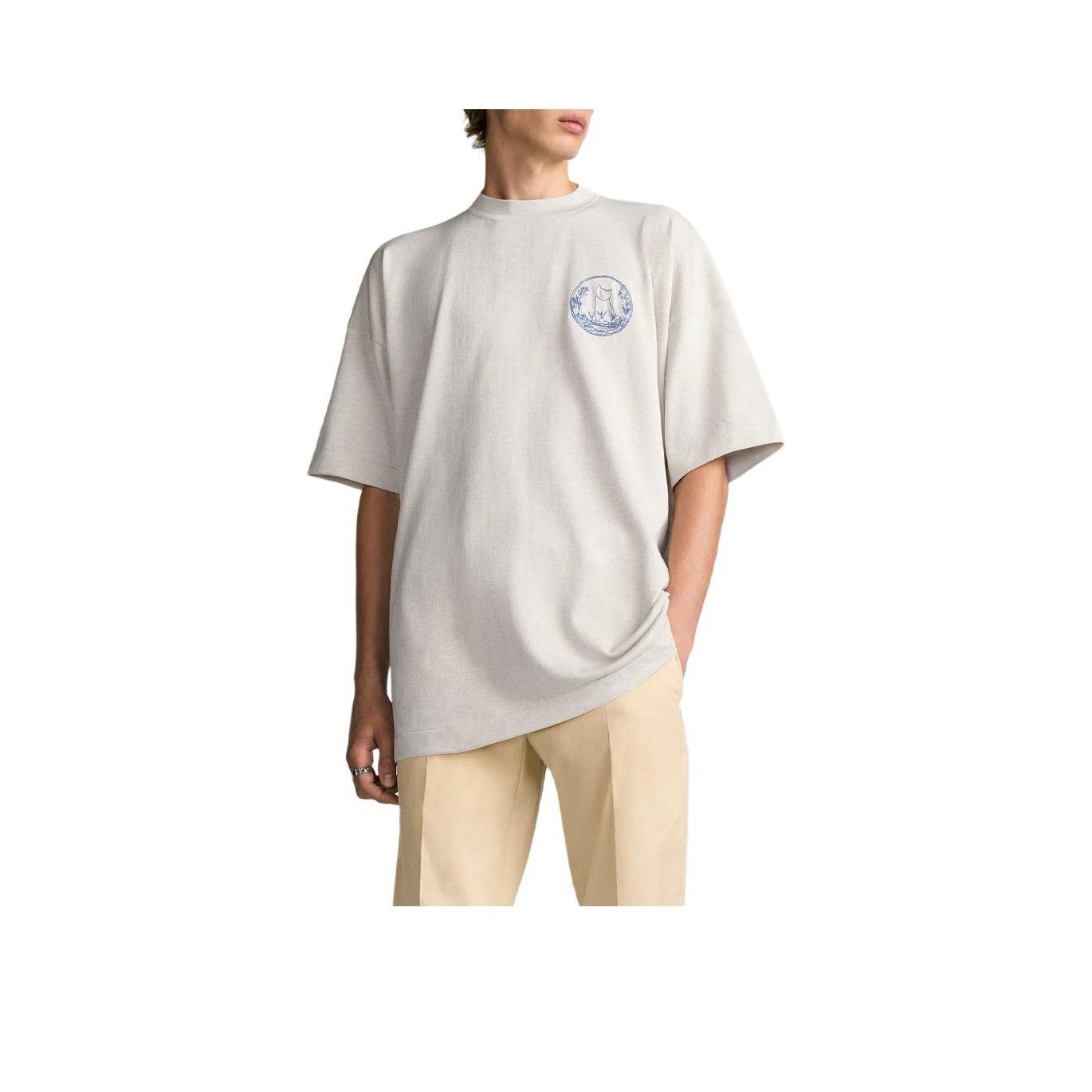 Dior Dior Hylton Nel Embroidery T-Shirt US XL Size US XL / EU 56 / 4 - 7 Thumbnail