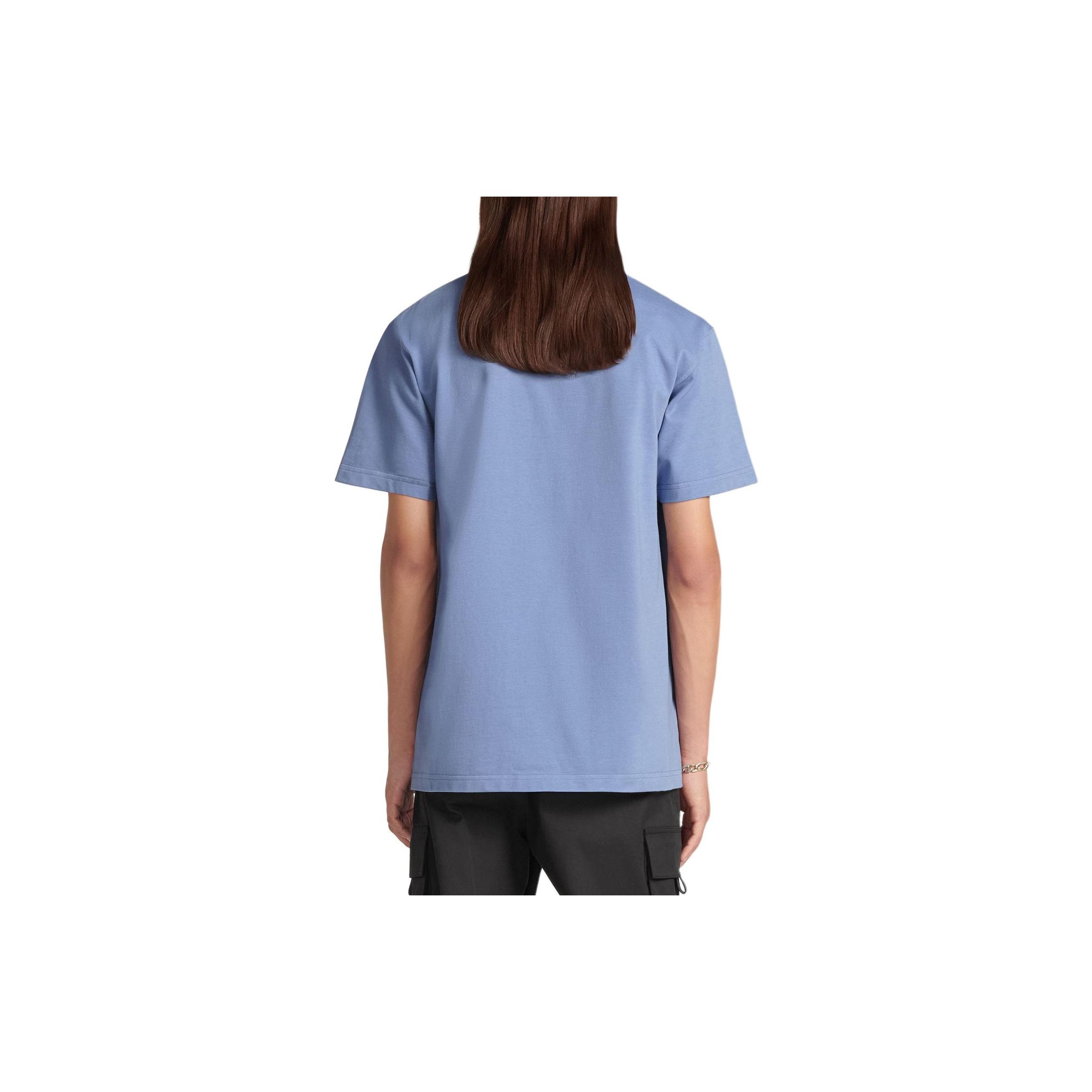 Dior Dior Logo Embroidered T-Shirt Blue XL Size US XL / EU 56 / 4 - 9 Thumbnail
