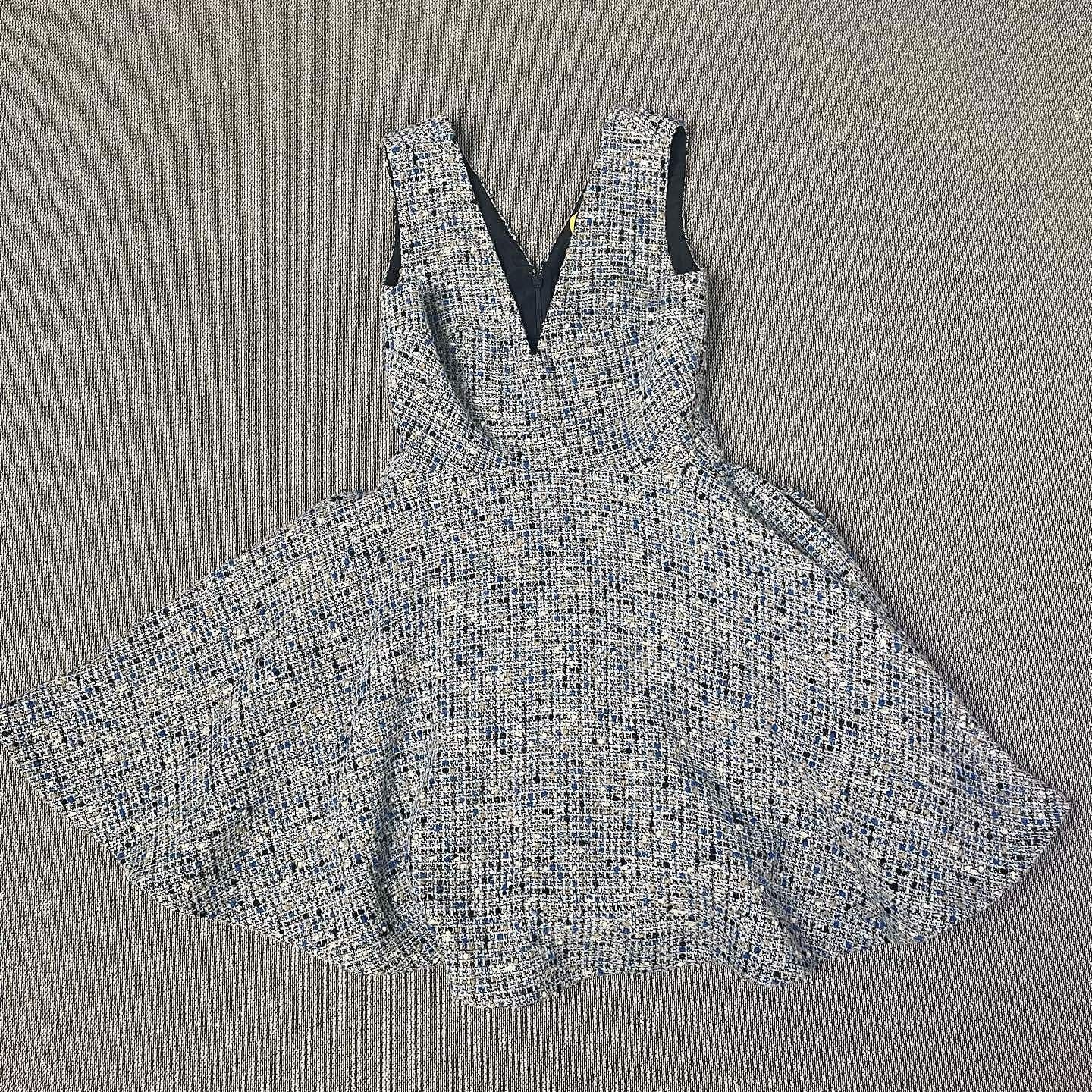 Dior Dior Tweed V-Neck Mini Dress Size 38 Size S / US 4 / IT 40 - 2 Thumbnail