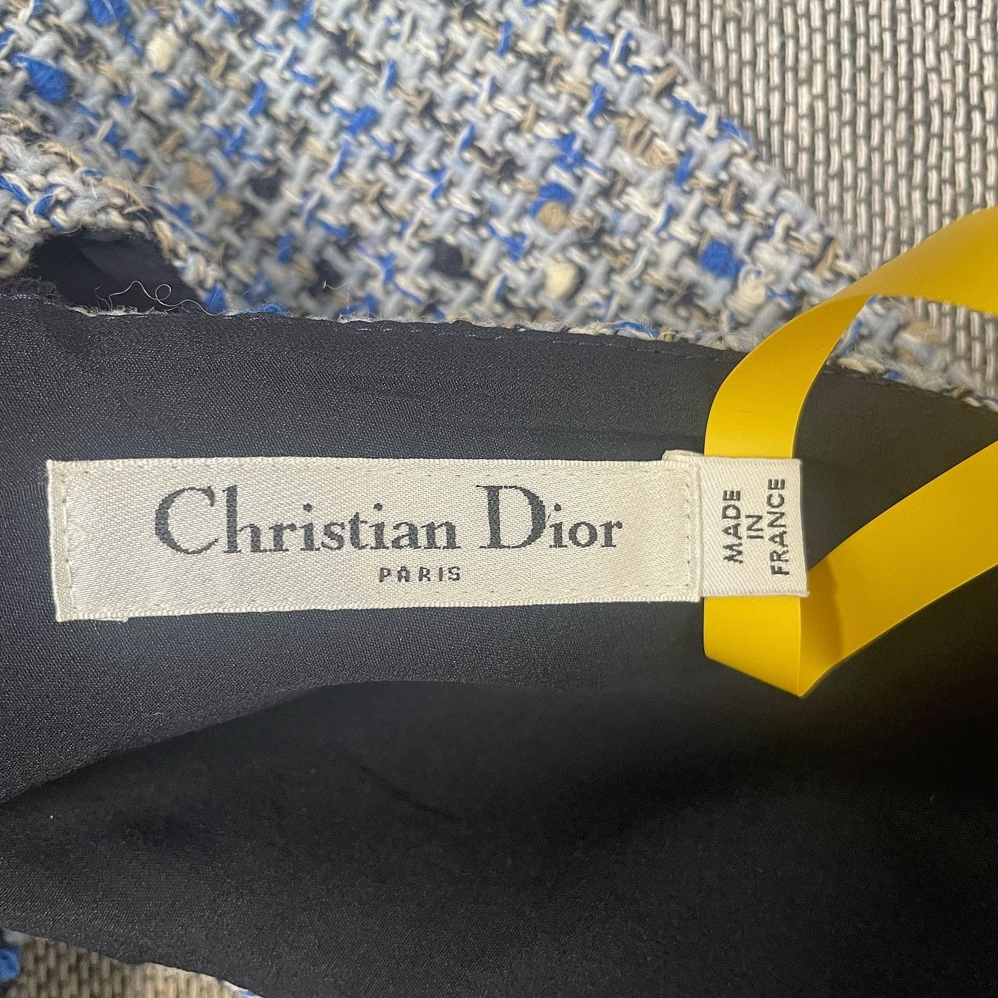 Dior Dior Tweed V-Neck Mini Dress Size 38 Size S / US 4 / IT 40 - 3 Thumbnail