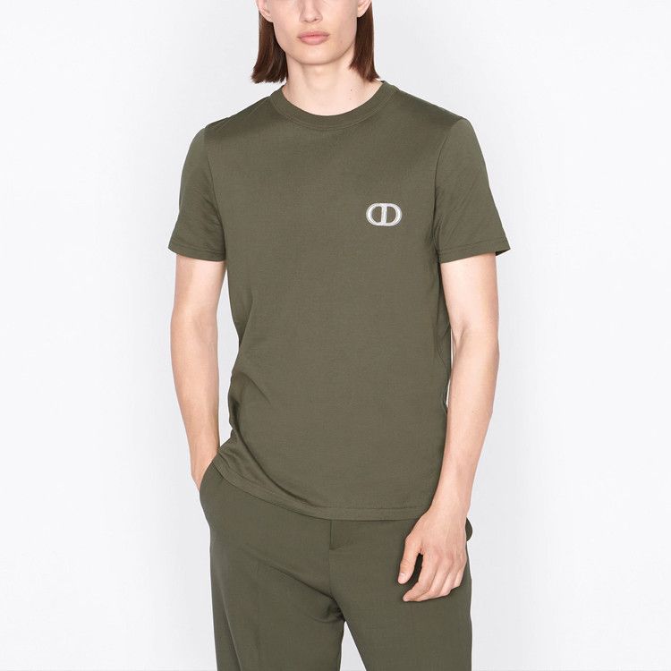 Dior Dior CD Embroidery T-Shirt Size S Size US S / EU 44-46 / 1 - 6 Thumbnail