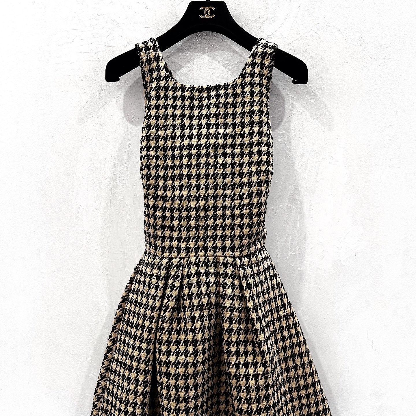 Dior Christian Dior Houndstooth Mini Dress Size 34 Size XS / US 0-2 / IT 36-38 - 9 Thumbnail