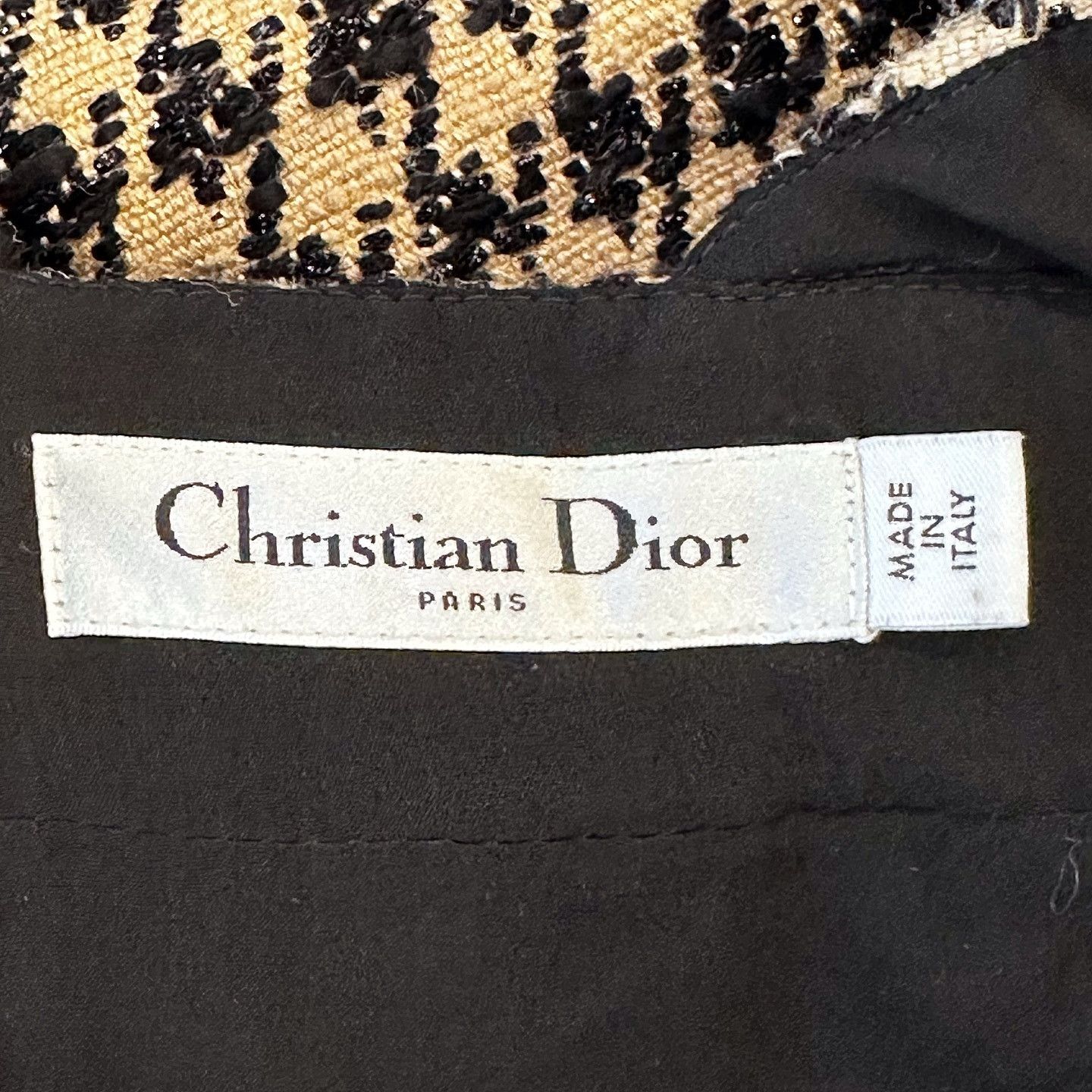 Dior Christian Dior Houndstooth Mini Dress Size 34 Size XS / US 0-2 / IT 36-38 - 3 Thumbnail