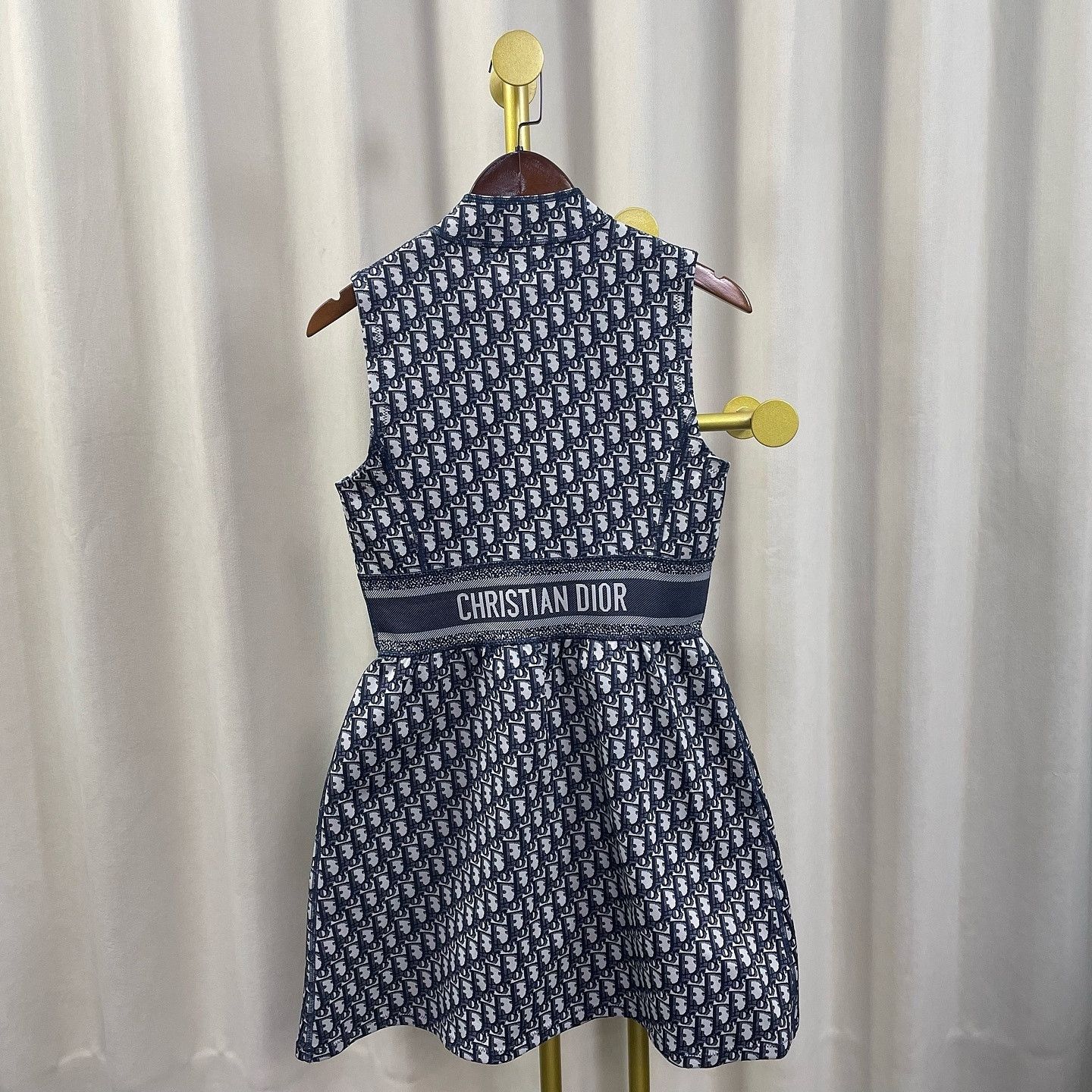 Dior Dior Oblique Monogram Mini Dress Size 38 Size S / US 4 / IT 40 - 2 Thumbnail