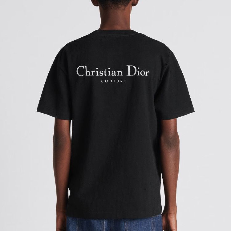 Dior Dior Christian Dior Couture Distressed T-Shirt Size S Size US S / EU 44-46 / 1 - 7 Thumbnail
