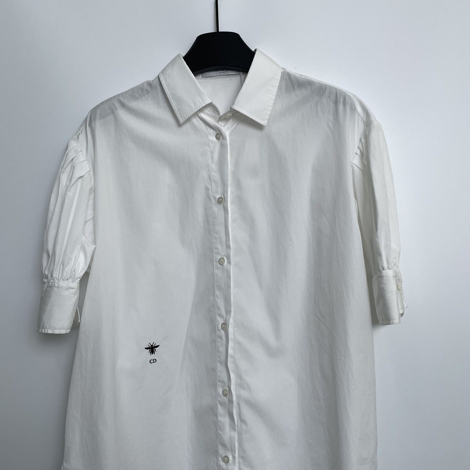 Dior Christian Dior Bee Embroidery Button Up Shirt Size 36 Size XS / US 0-2 / IT 36-38 - 8 Thumbnail