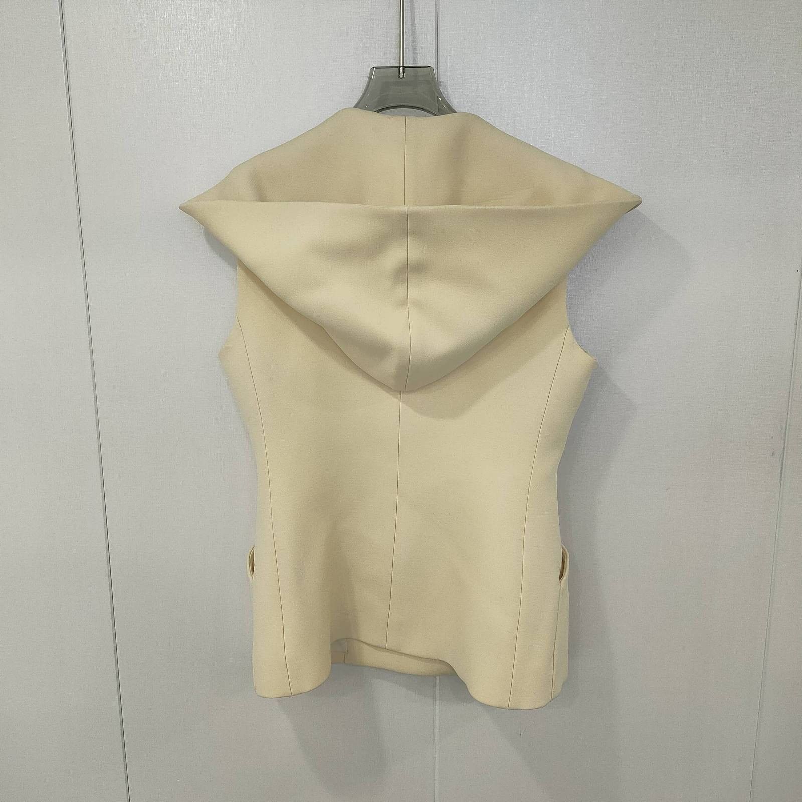 Dior Dior Hooded Double-Breasted Wool Vest Size 38 Size S / US 4 / IT 40 - 2 Thumbnail