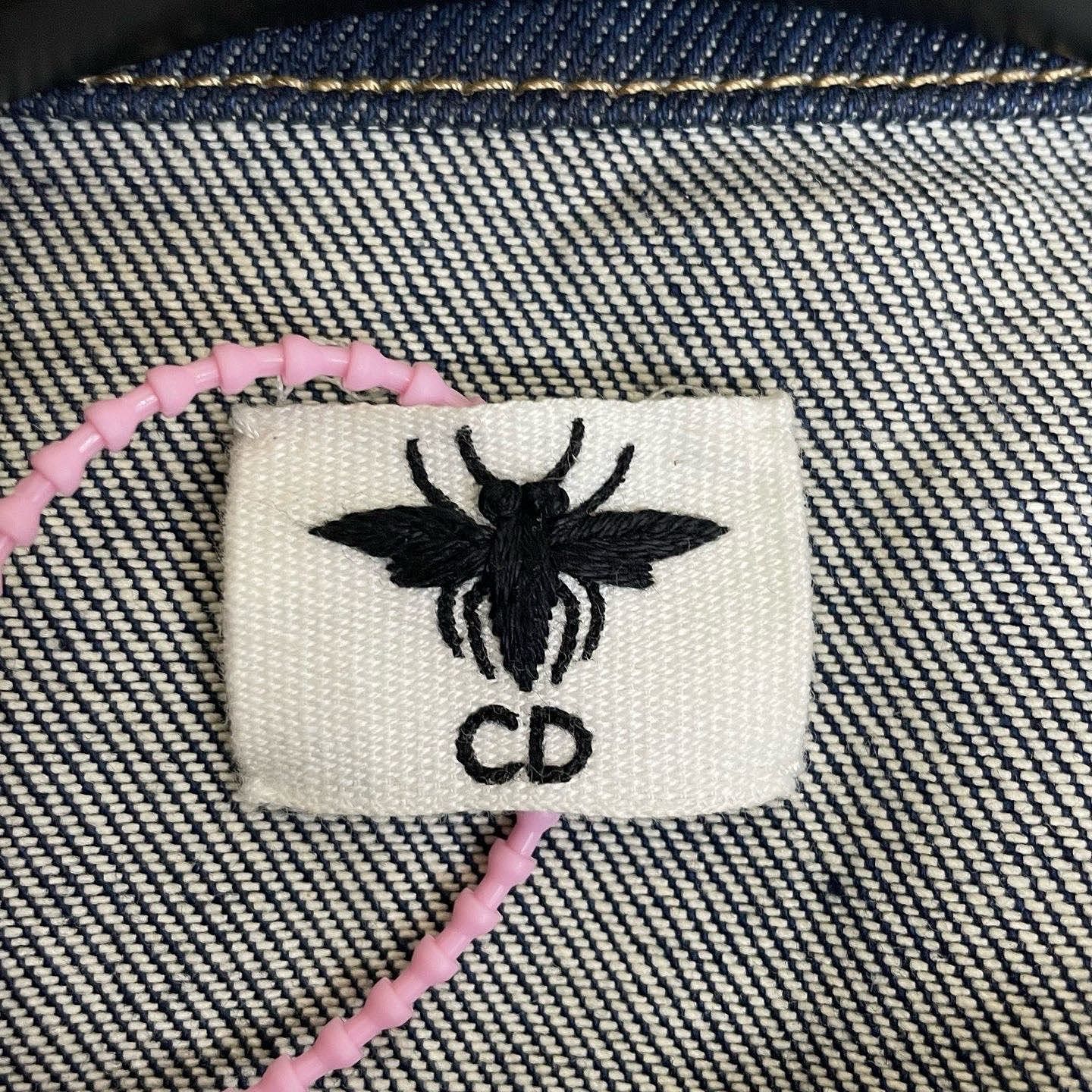 Dior Dior Bee Denim Jacket Size 40 Size M / US 6-8 / IT 42-44 - 3 Thumbnail