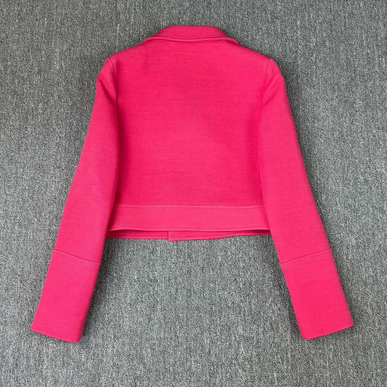 Dior Christian Dior Pink Wool Blend Blazer Size 38 Size S / US 4 / IT 40 - 2 Thumbnail