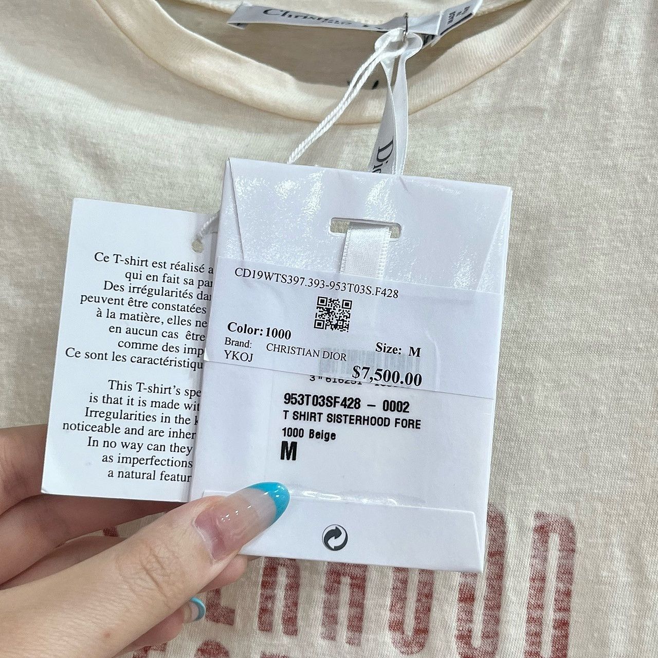 Dior Dior Sisterhood Is Forever Graphic T-Shirt Size M Size M / US 6-8 / IT 42-44 - 5 Thumbnail