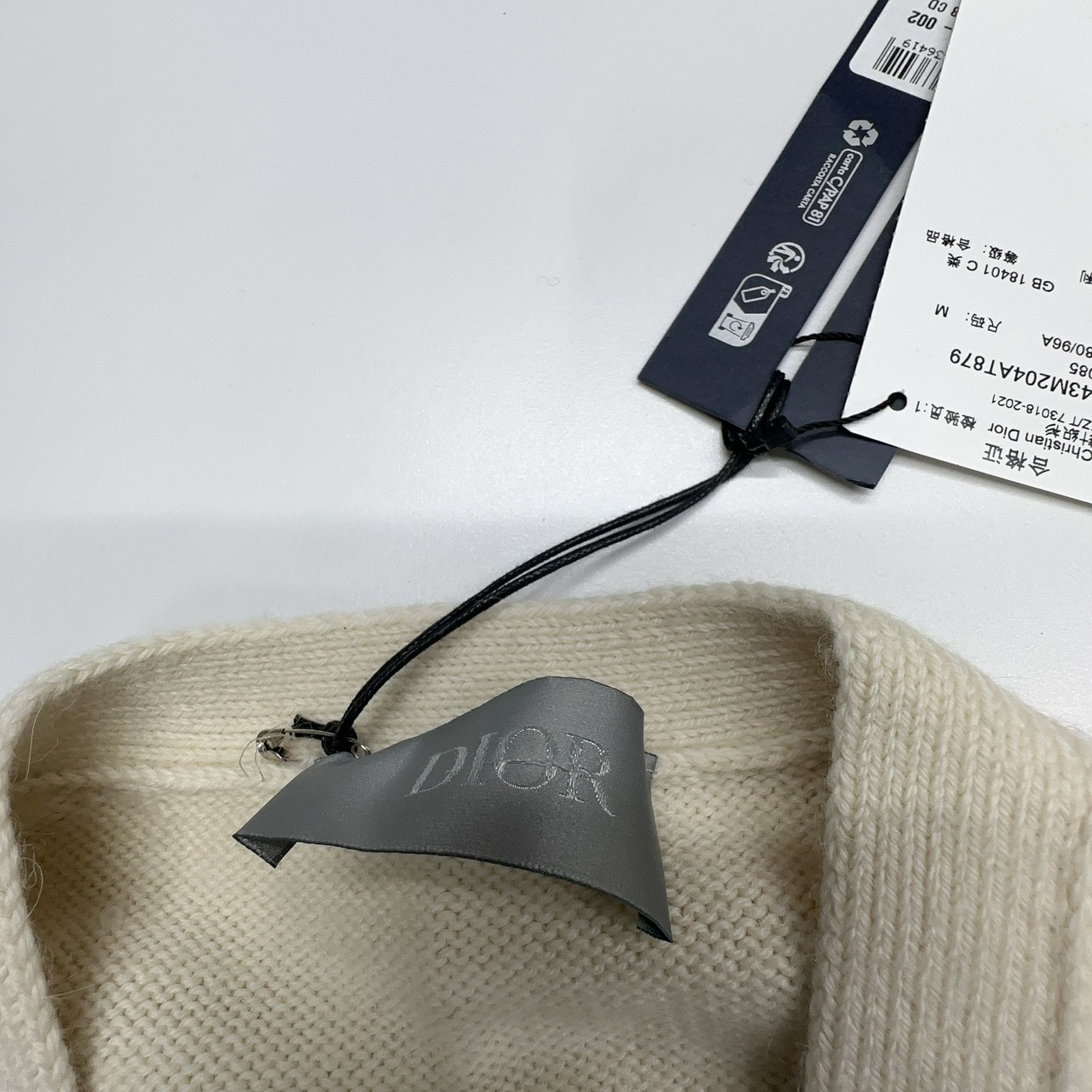 Dior Dior Logo Embroidered Cardigan Size M Size US M / EU 48-50 / 2 - 4 Thumbnail