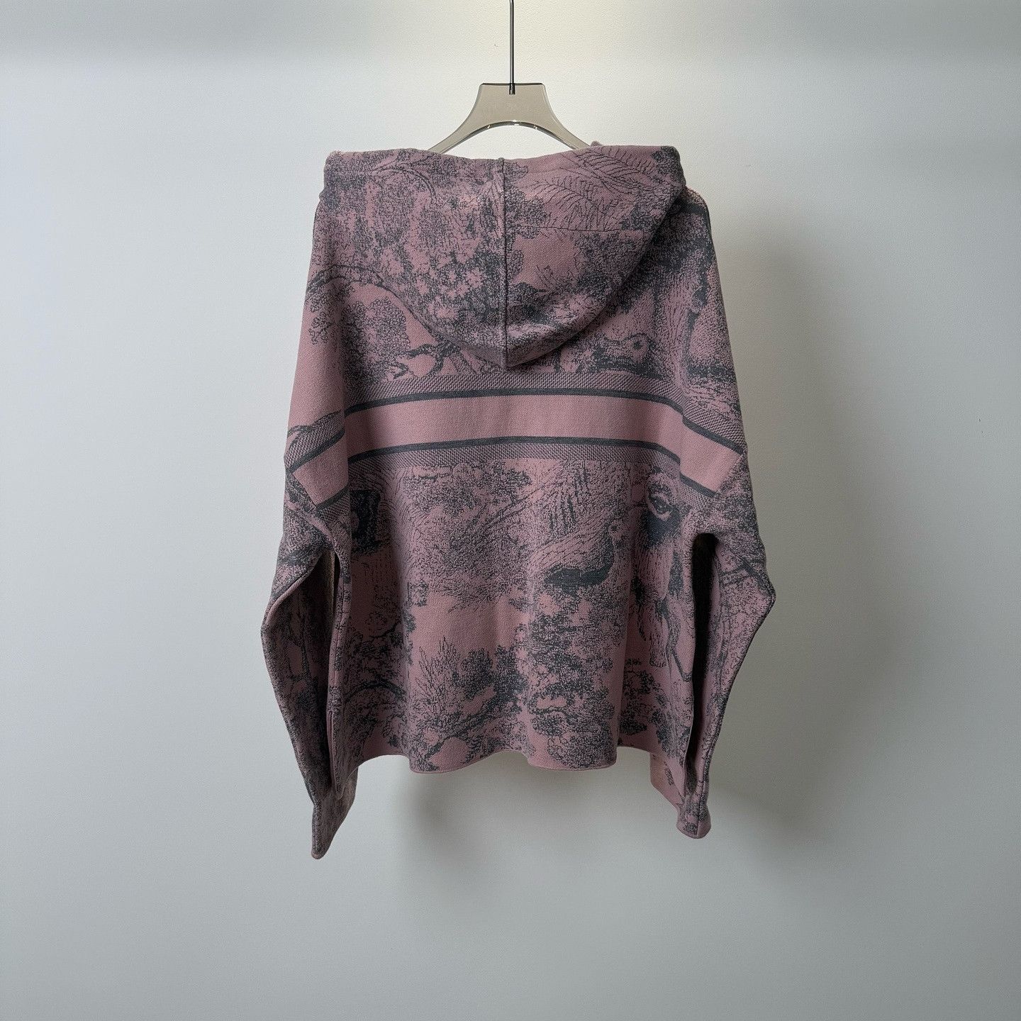 Dior Christian Dior Toile de Jouy Cashmere Hoodie Size S Size S / US 4 / IT 40 - 2 Thumbnail