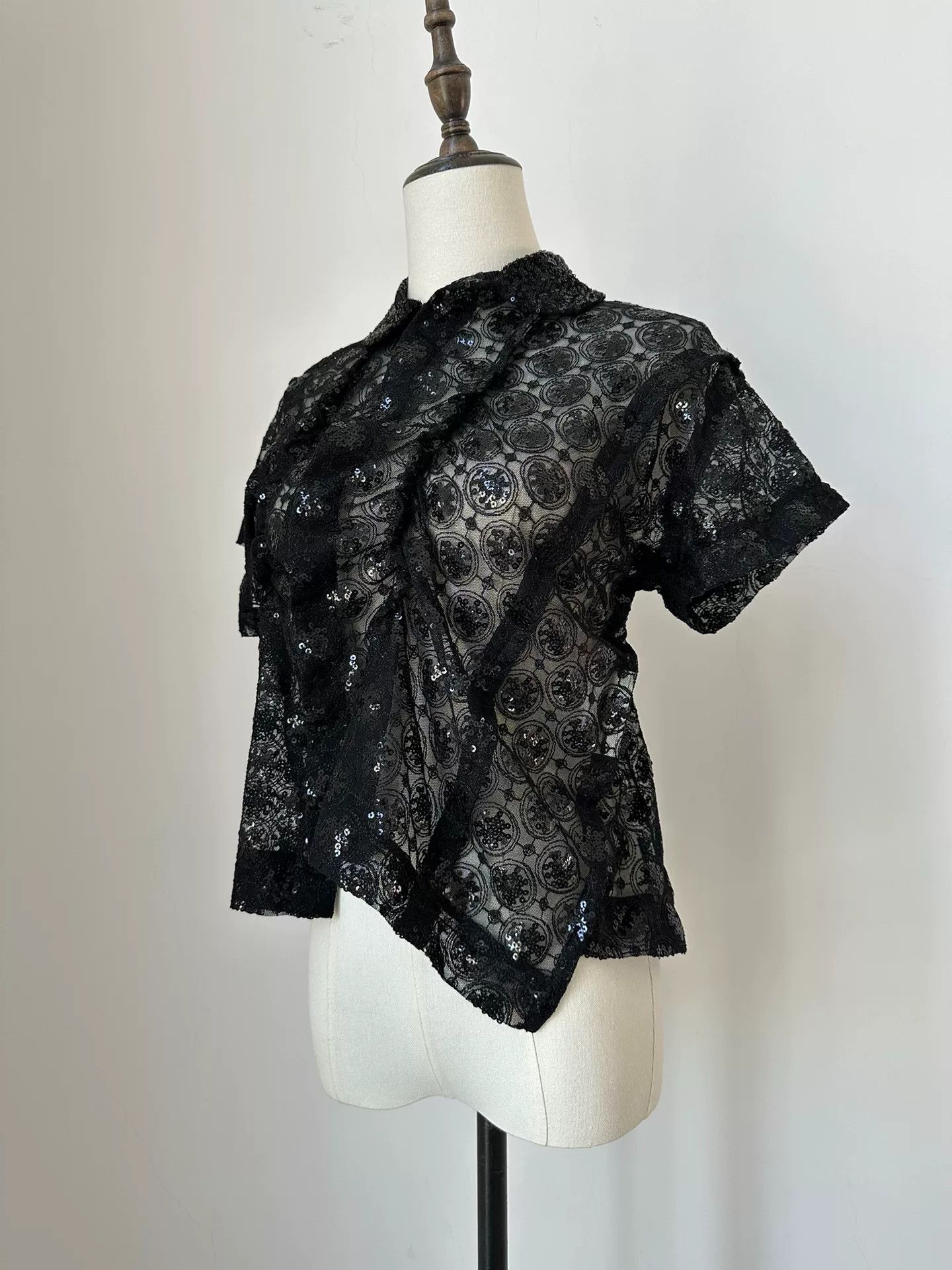 Comme des Garcons Comme des Garçons 2011 Tricot Sequin Top Size S / US 4 / IT 40 - 5 Thumbnail