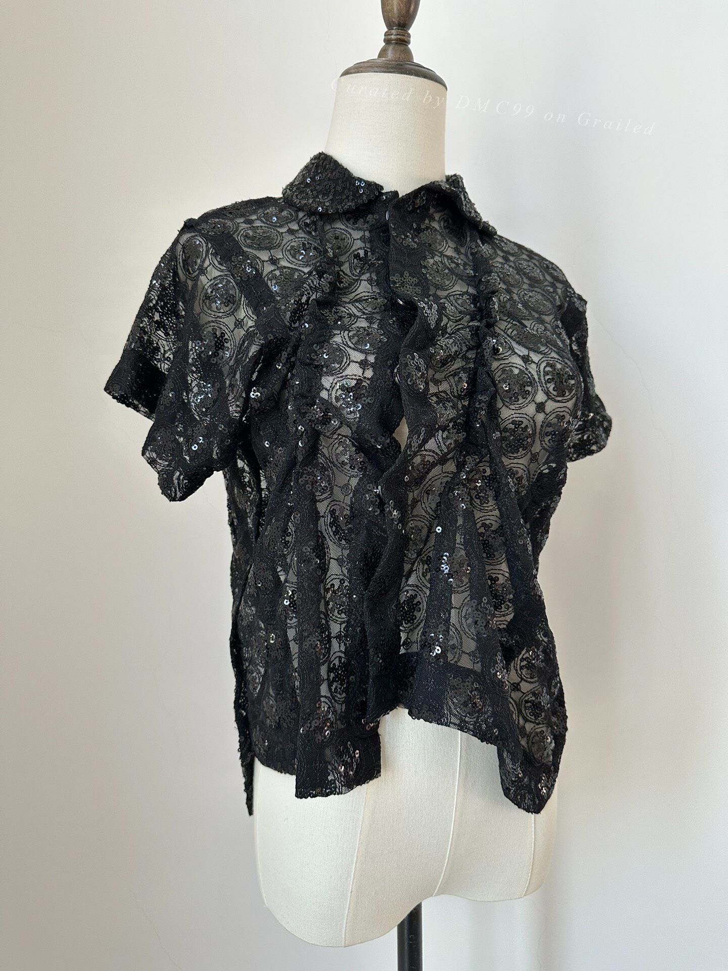Comme des Garcons Comme des Garçons 2011 Tricot Sequin Top Size S / US 4 / IT 40 - 2 Thumbnail