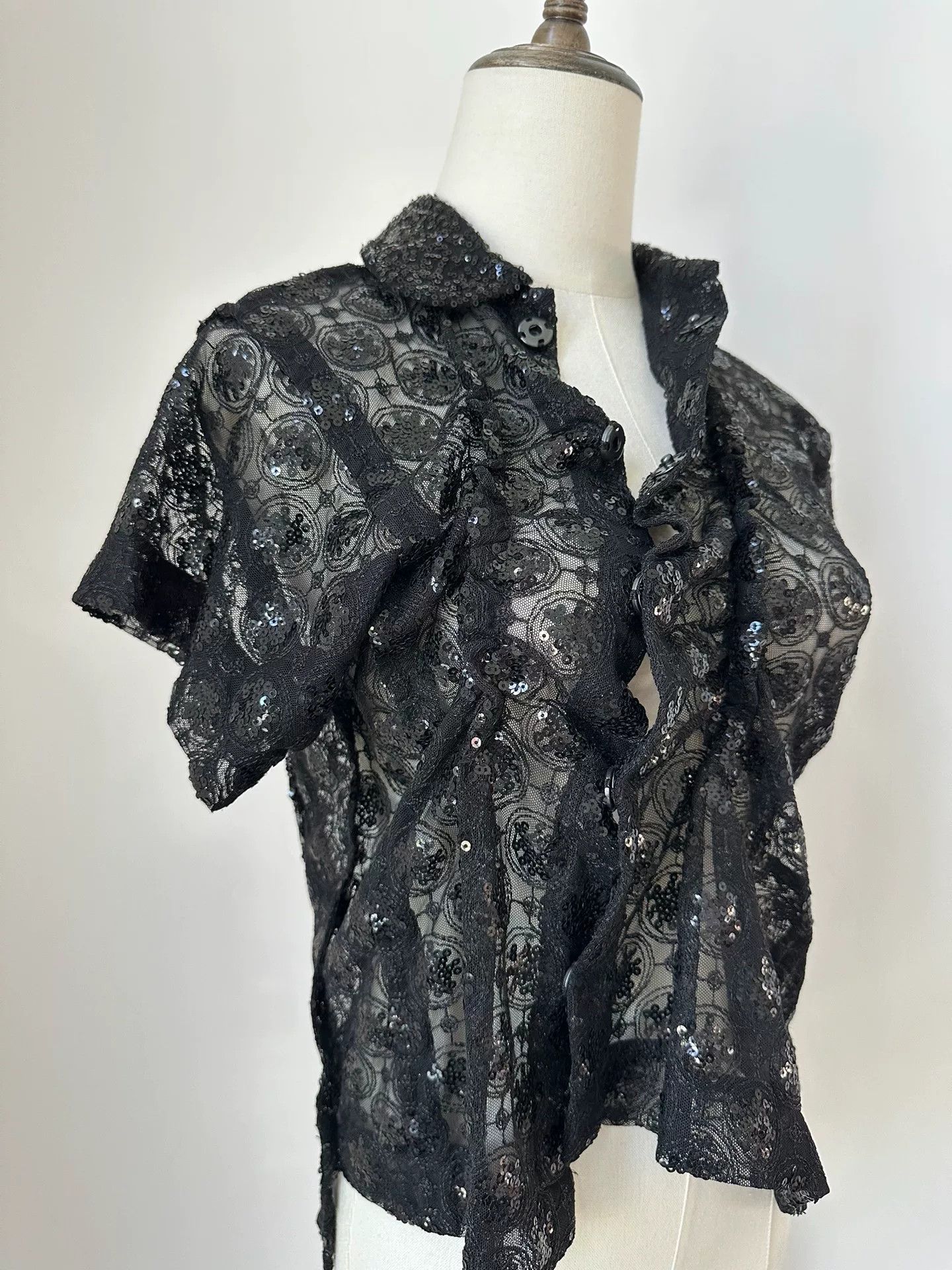 Comme des Garcons Comme des Garçons 2011 Tricot Sequin Top Size S / US 4 / IT 40 - 6 Thumbnail