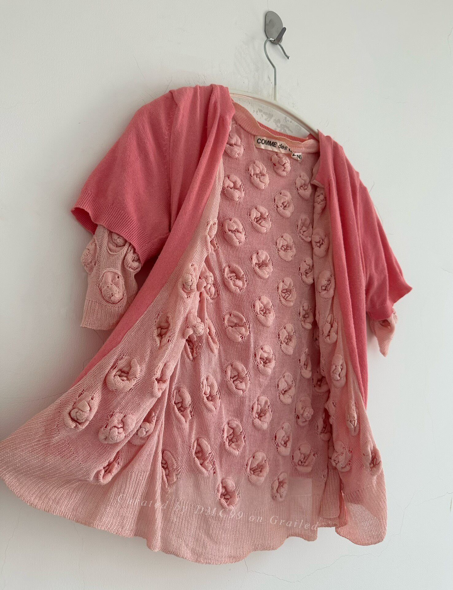 Rei Kawakubo Comme des Garçons 1996 Knit Cardigan Size XXS / US 00 / IT 34 - 9 Thumbnail