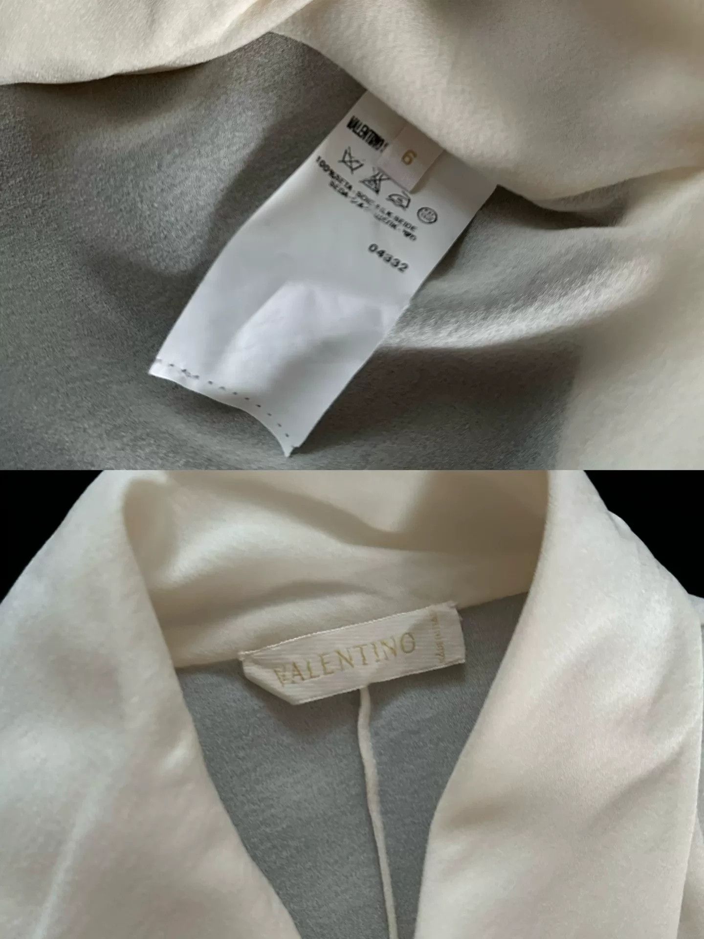 Valentino Valentino Vintage Silk Ruffle Shirt Size XS / US 0-2 / IT 36-38 - 8 Thumbnail