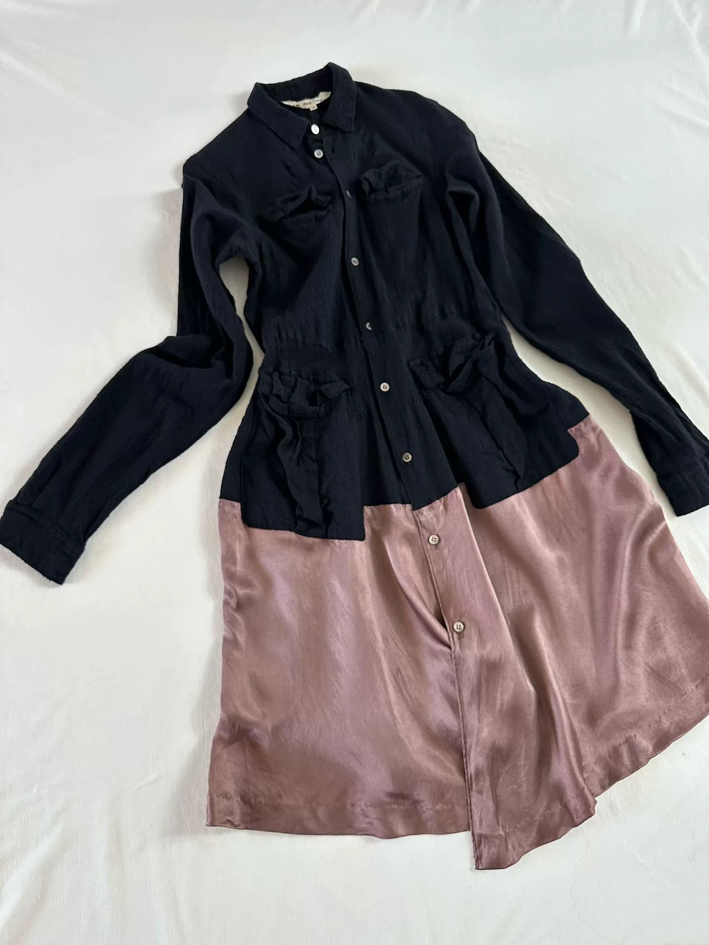Rei Kawakubo Comme des Garçons 1994 Shirt Dress Size M / US 6-8 / IT 42-44 - 4 Thumbnail