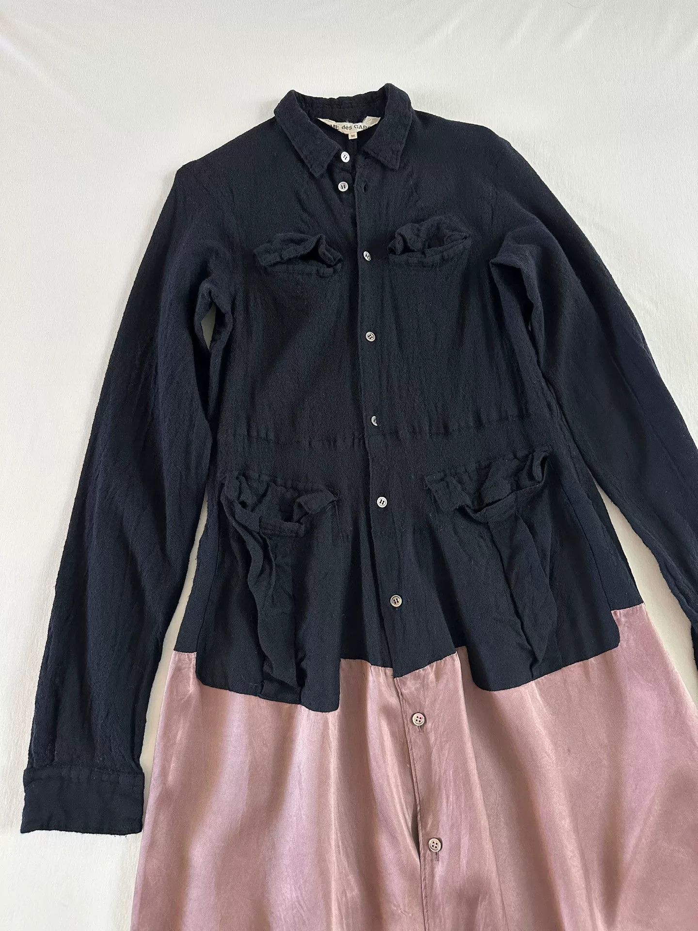 Rei Kawakubo Comme des Garçons 1994 Shirt Dress Size M / US 6-8 / IT 42-44 - 3 Thumbnail