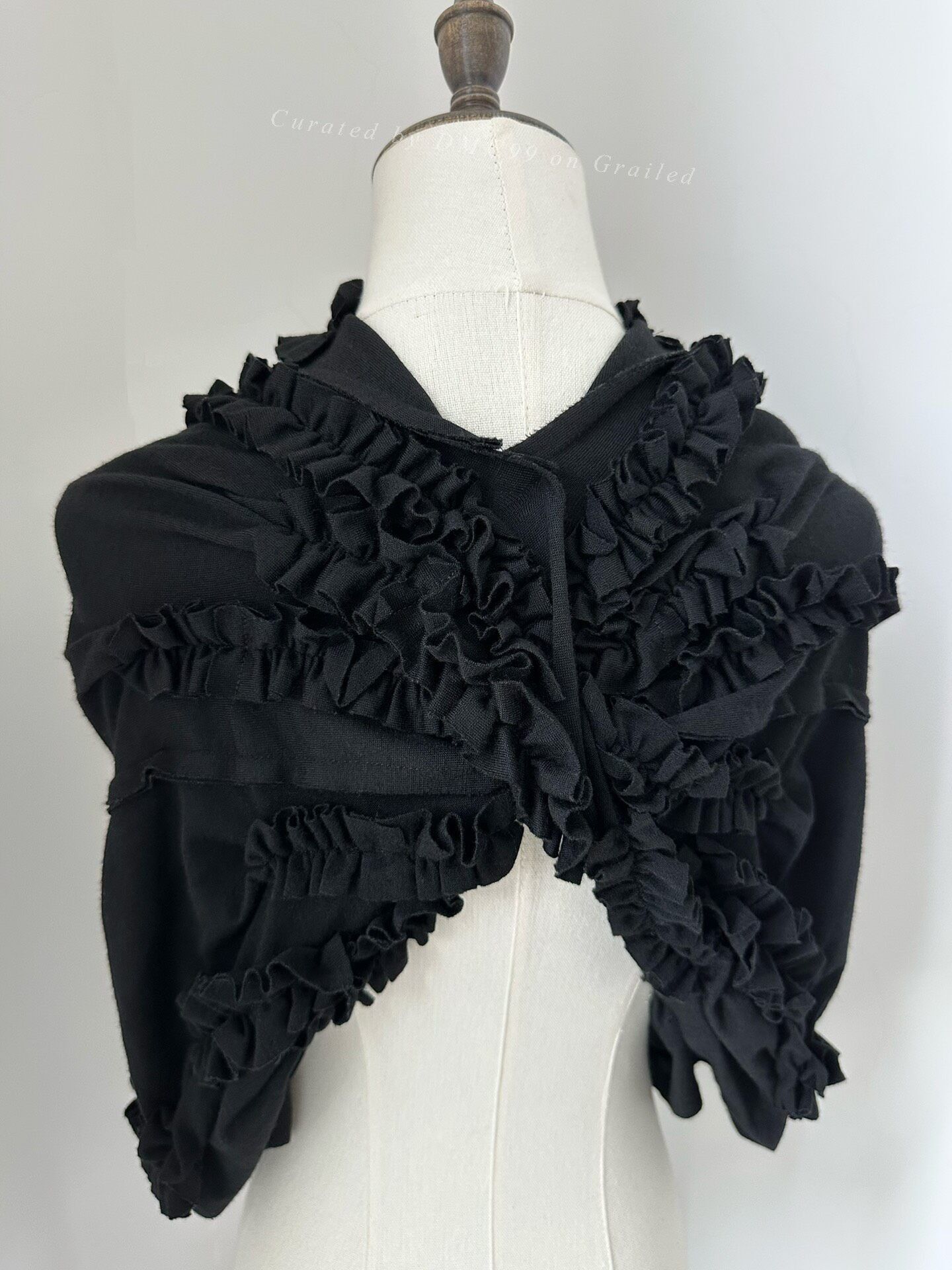 Comme des Garcons Comme des Garçons 2008 TAO Pleated Cape Coat Size S / US 4 / IT 40 - 8 Thumbnail