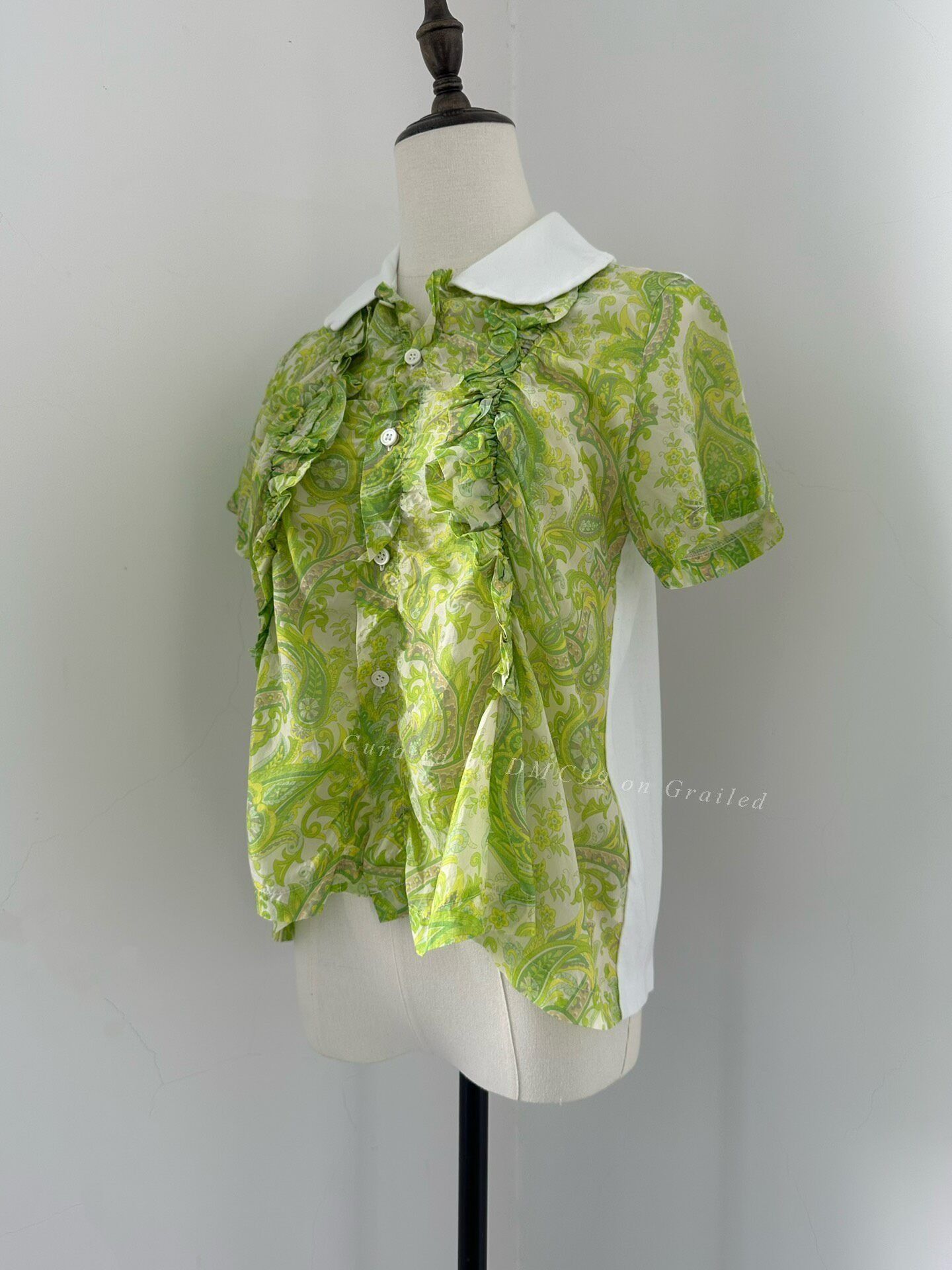 Rei Kawakubo Comme des Garçons 2015 Tricot Short-Sleeve Shirt Size S / US 4 / IT 40 - 7 Thumbnail