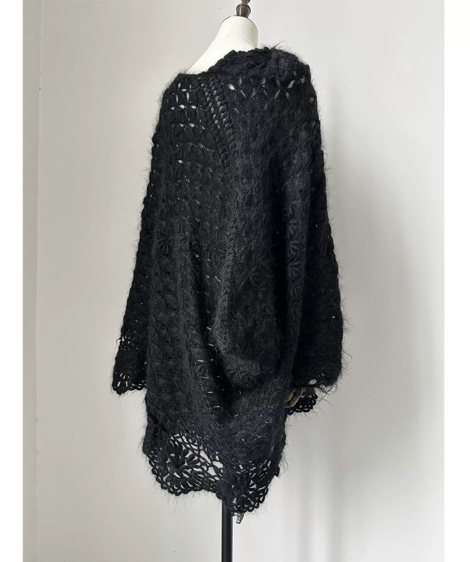 Rei Kawakubo Comme des Garçons Tricot Knit Shawl Cardigan Size M / US 6-8 / IT 42-44 - 5 Thumbnail