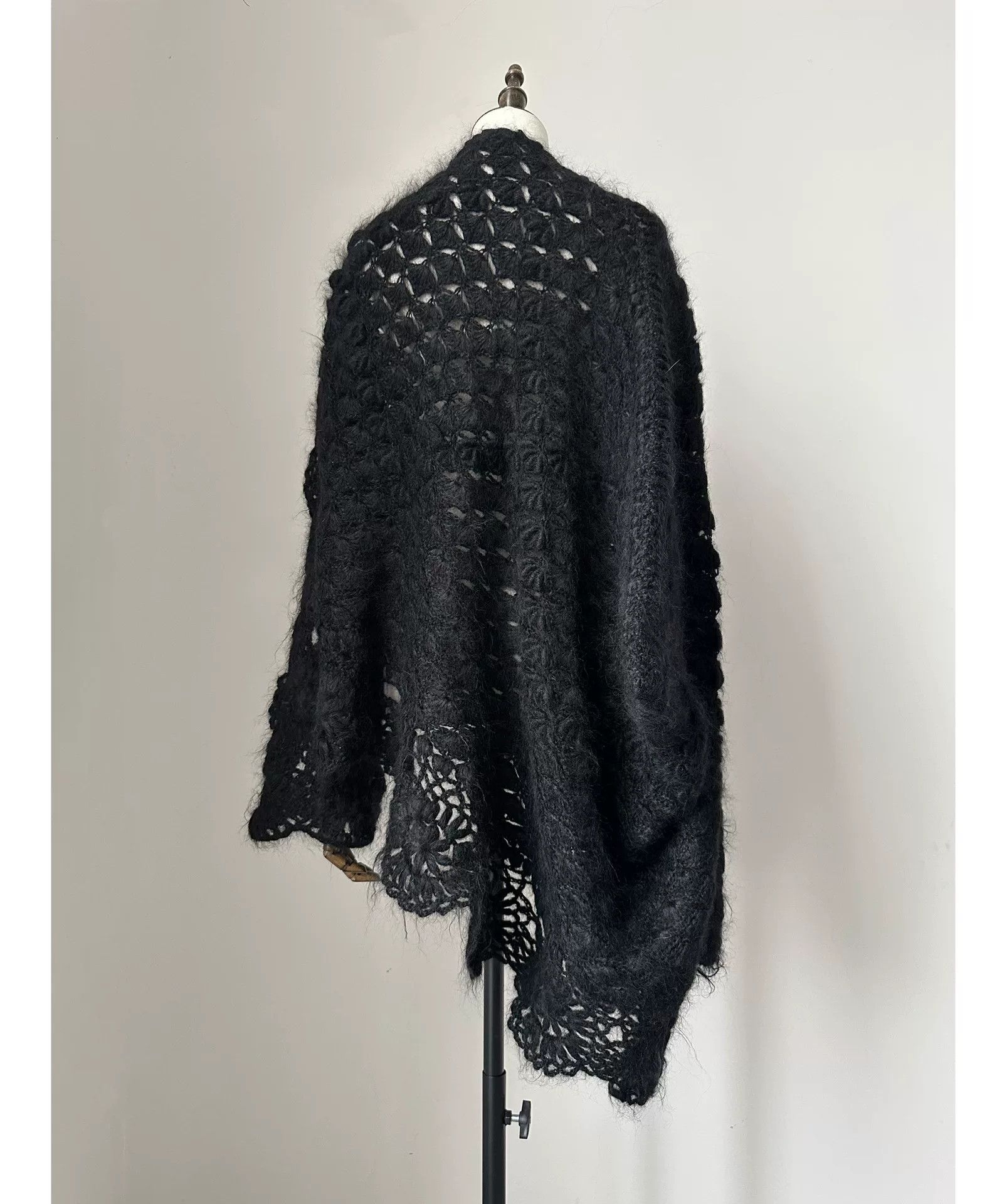 Rei Kawakubo Comme des Garçons Tricot Knit Shawl Cardigan Size M / US 6-8 / IT 42-44 - 2 Thumbnail