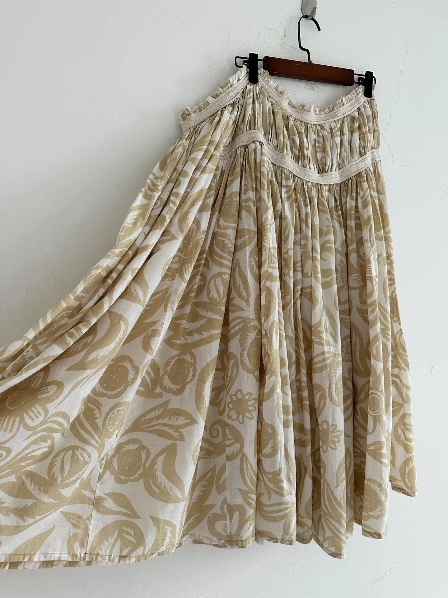 Yohji Yamamoto Yohji Yamamoto Y's Printed Skirt Size 22" - 7 Thumbnail