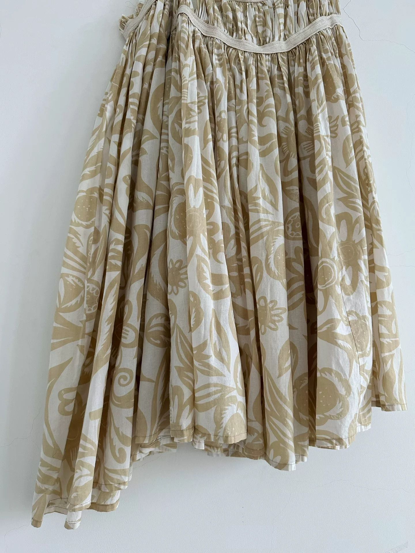 Yohji Yamamoto Yohji Yamamoto Y's Printed Skirt Size 22" - 6 Thumbnail