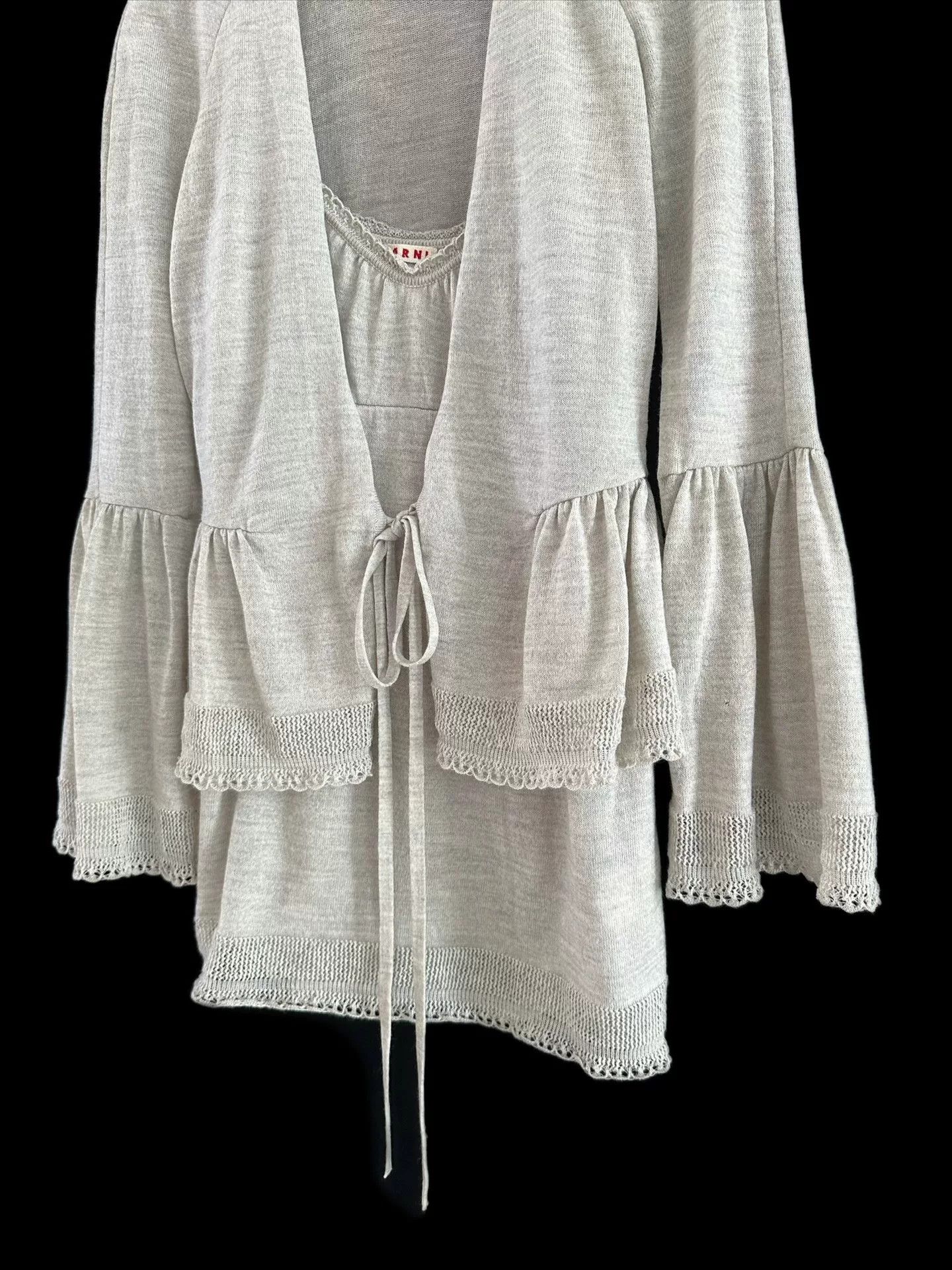 Marni Marni 2000s Vintage Camisole & Cardigan Set Size S / US 4 / IT 40 - 7 Thumbnail