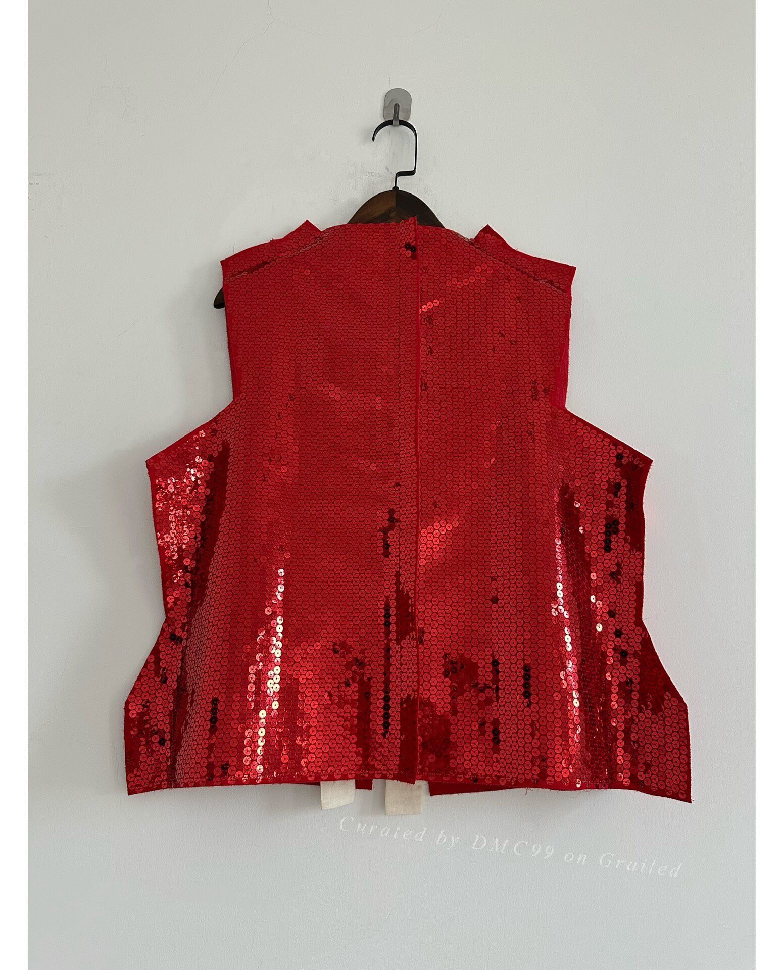 Rei Kawakubo Comme des Garçons 2012 Red Sequin Top Size S / US 4 / IT 40 - 4 Thumbnail